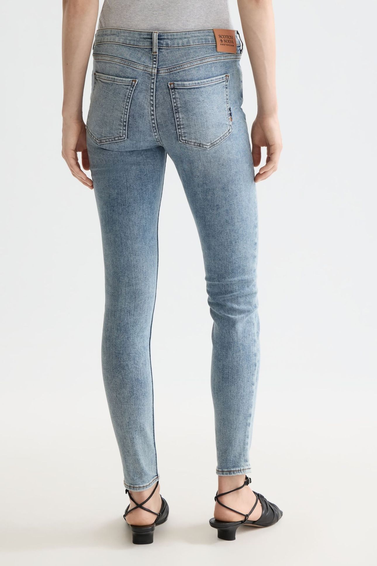 BOHEMIENNE MID RISE SKINNY JEANS BLUE DRAFT 3