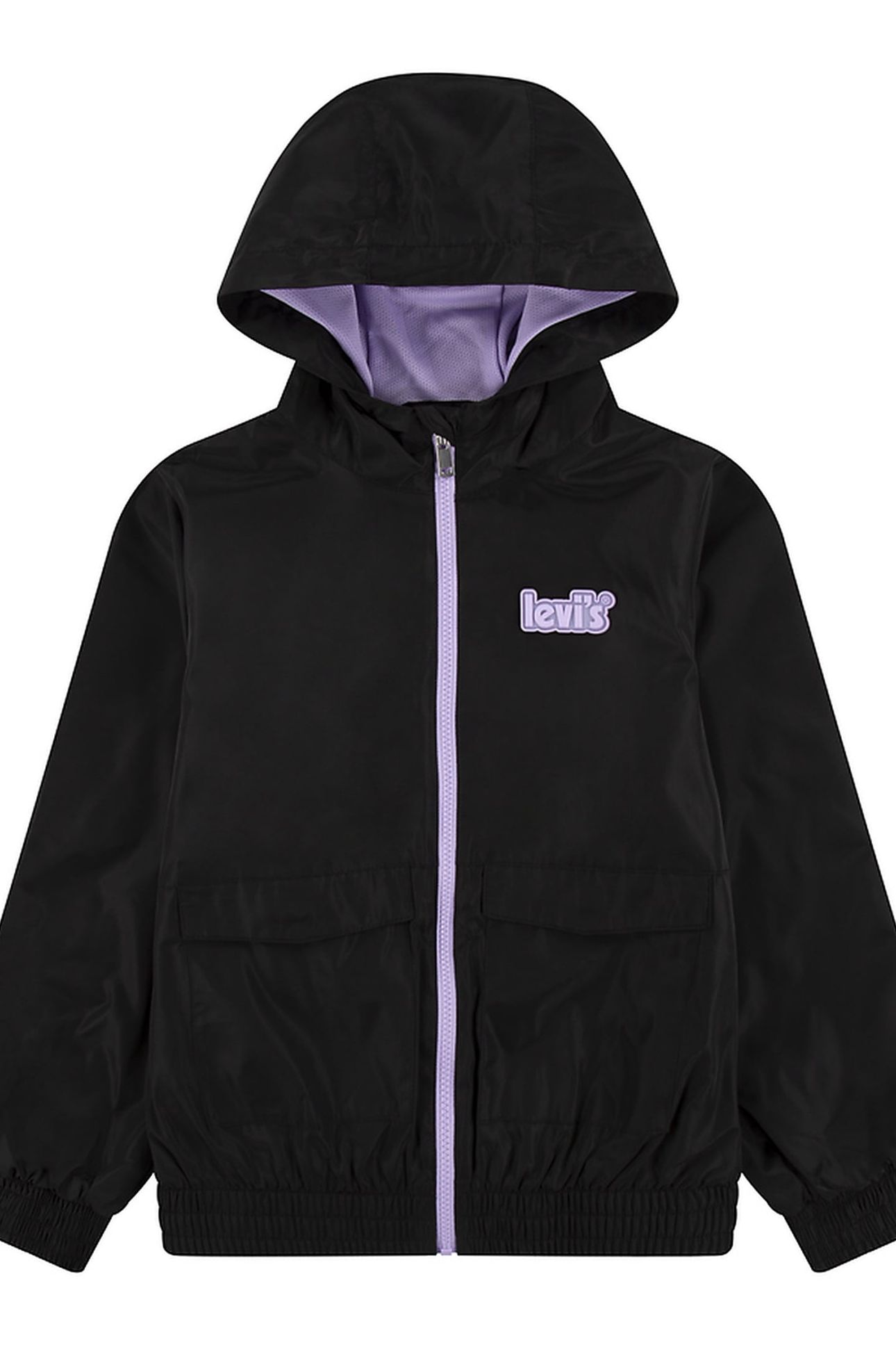 GIRLS CORE WINDBREAKER BLACK 1
