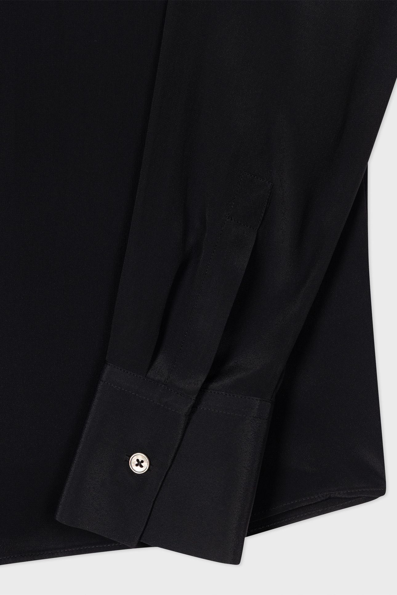 WOMENS SPRAY SWIRL PLACKET SHIRT BLACK 6