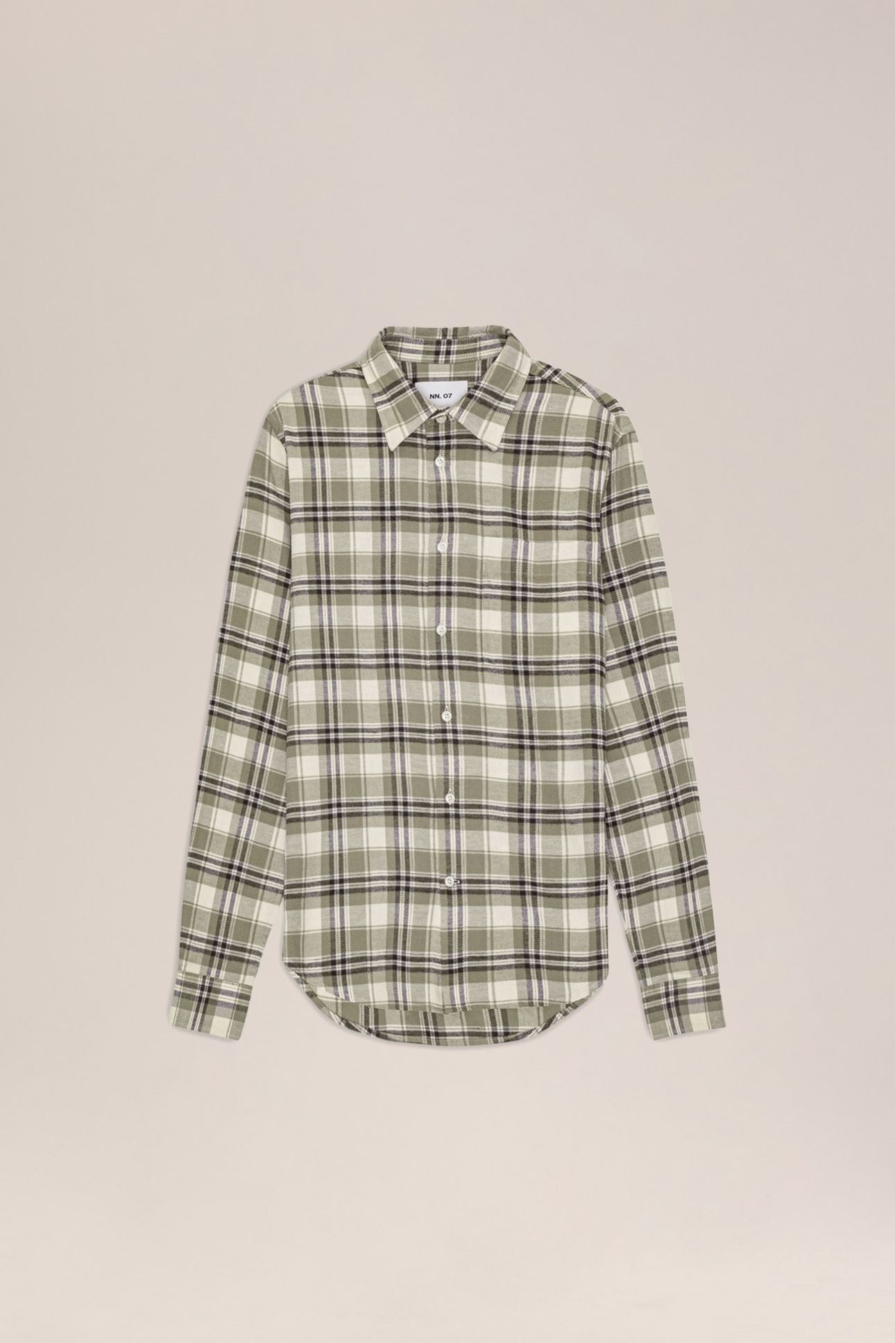 ARNE SHIRT 5166 GREEN CHECK 3