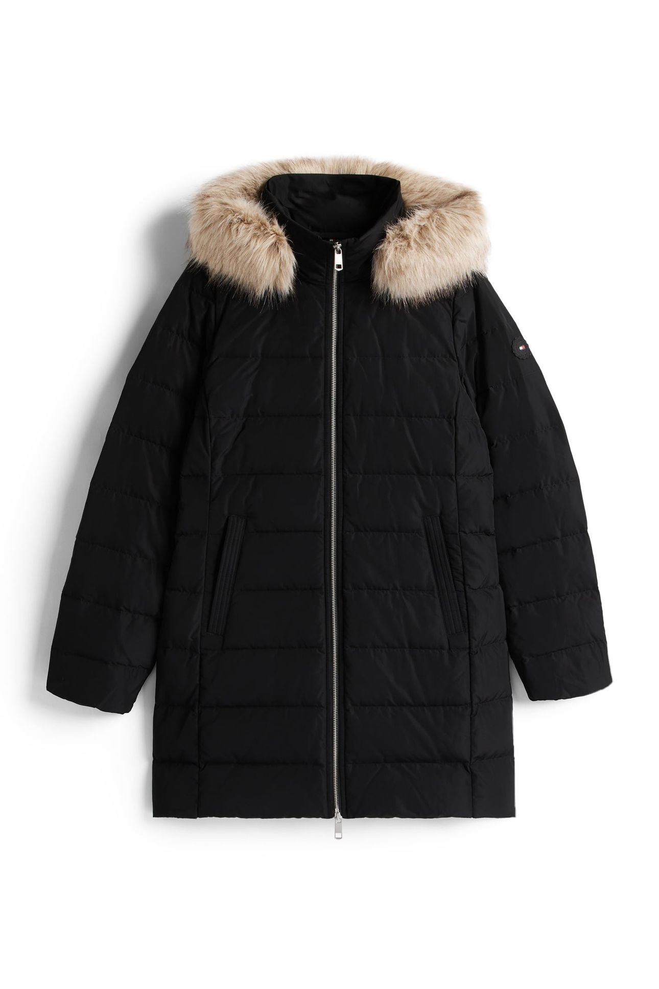 MW DOWN SLIM COAT BLACK 4