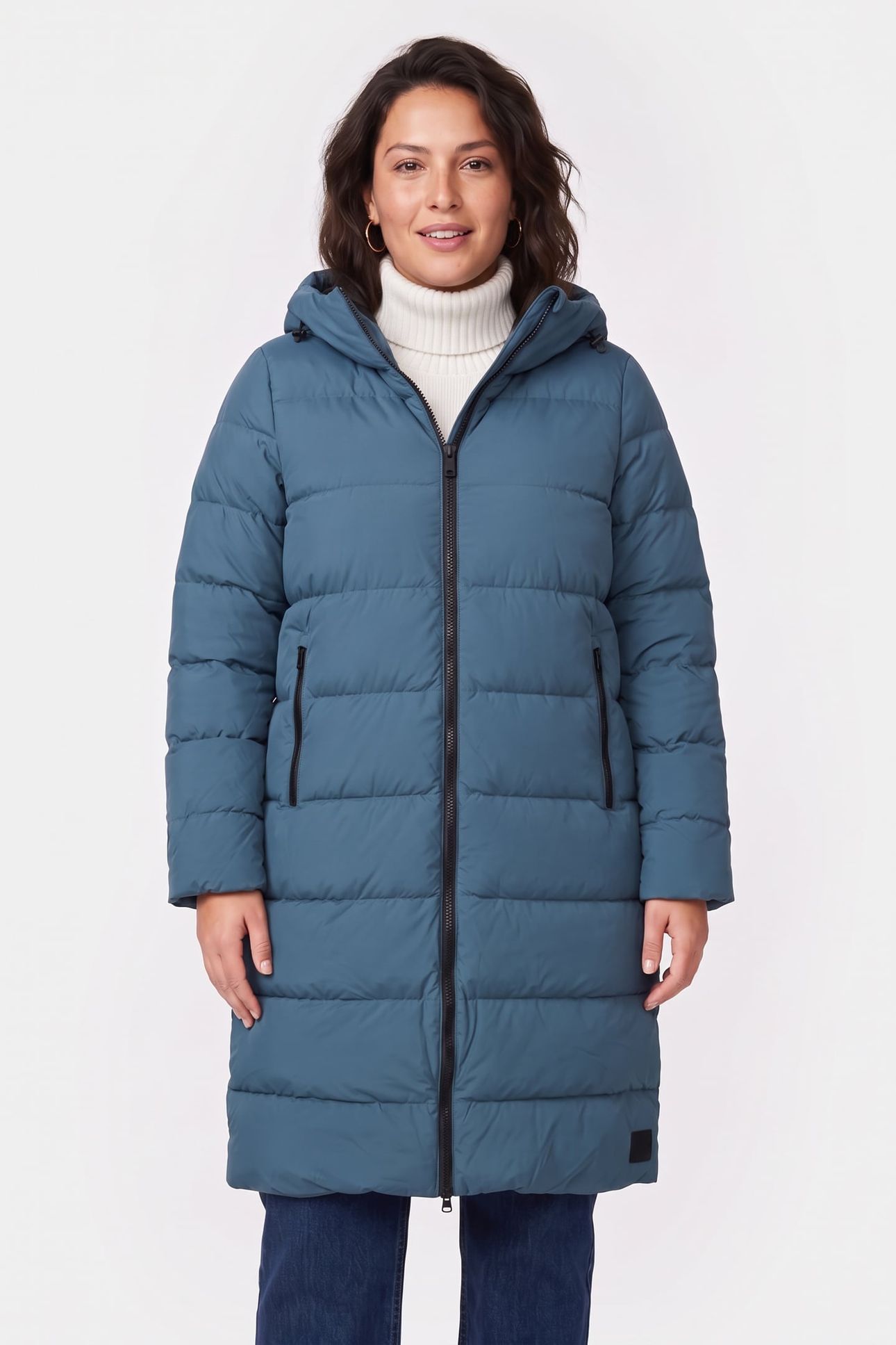 FROZEN PALACE COAT ALUMINIUM BLUE 1