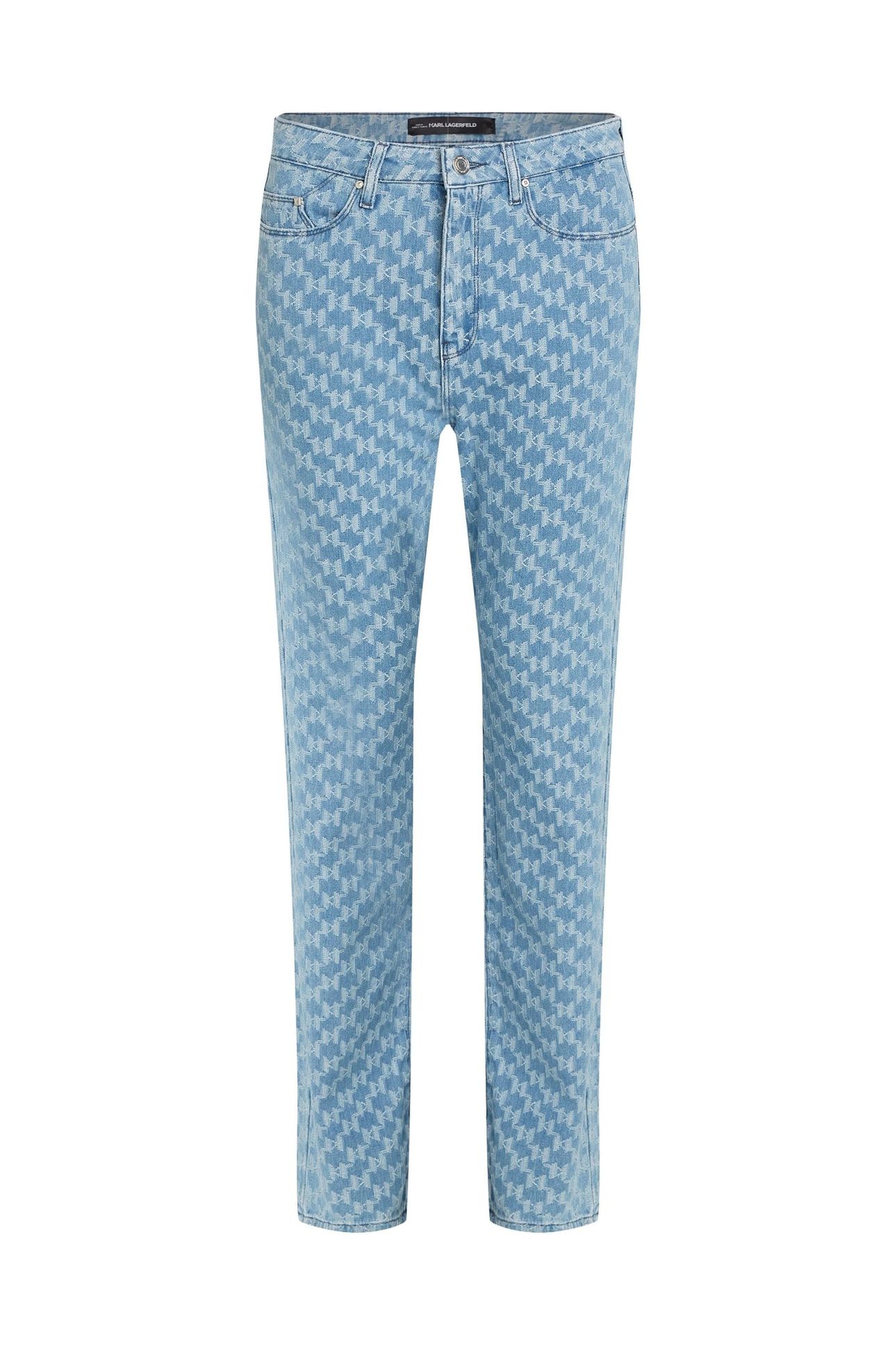 KL JACQUARD DENIM PANTS MONOGRAM DENIM 3