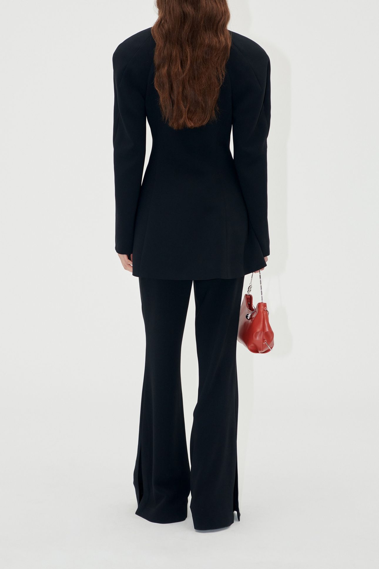 FLARED LONG PANTS BLACK 4