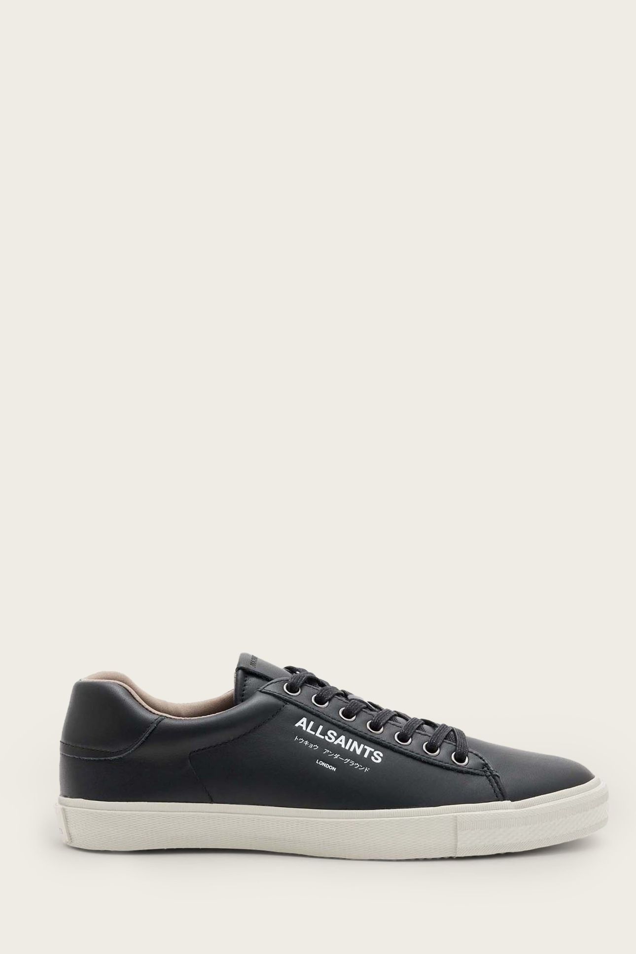 UNDGRND LTHR LOW TOP BLACK 1