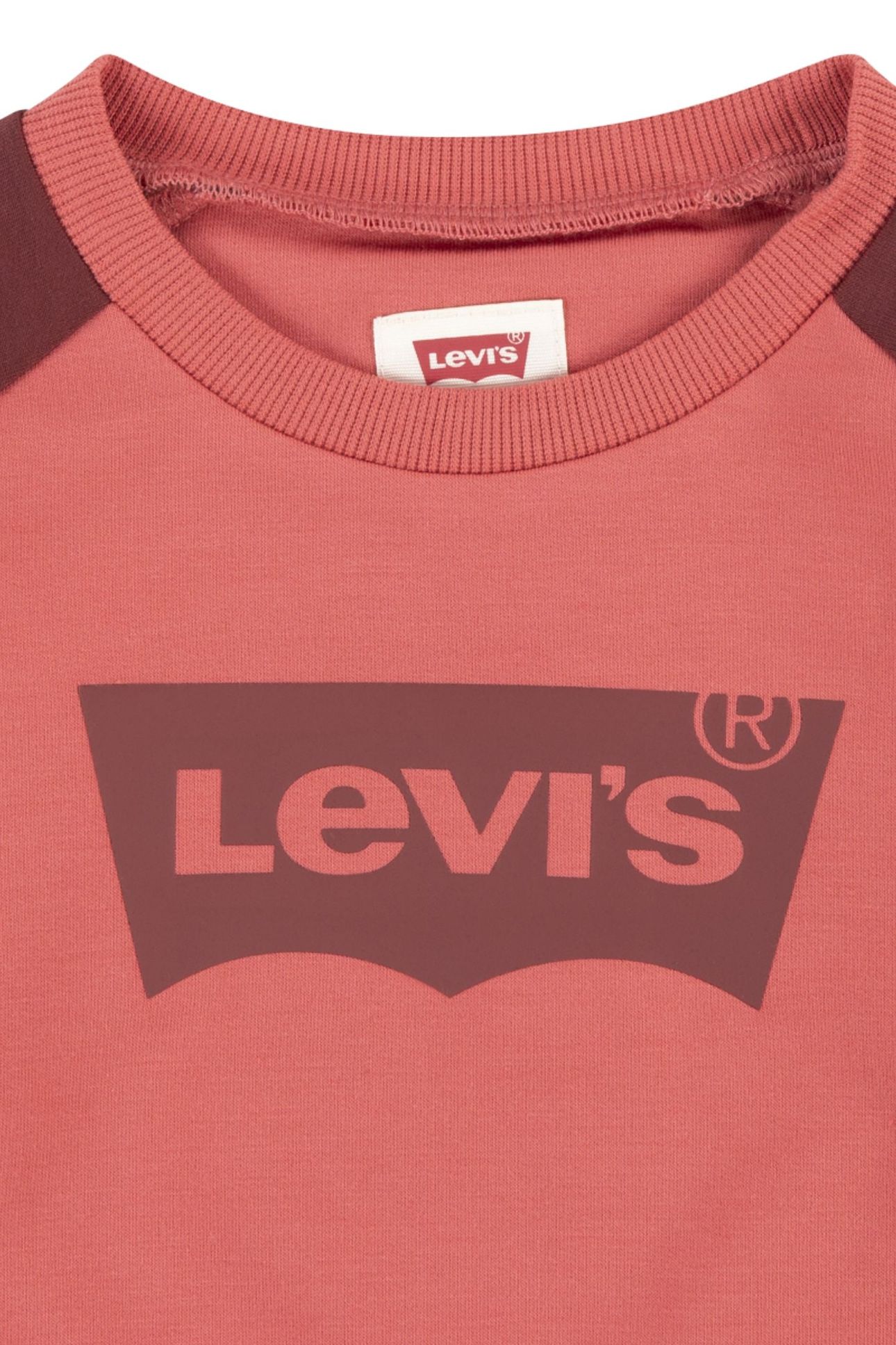 GIRLS RAGLAN BATWING CREW MINERAL RED 4