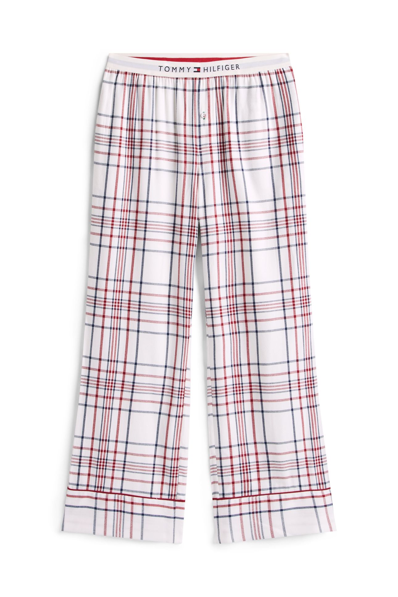 GIFT LOOSE FLNL SHIRT SET CITY PLAID IVORY SILK 4