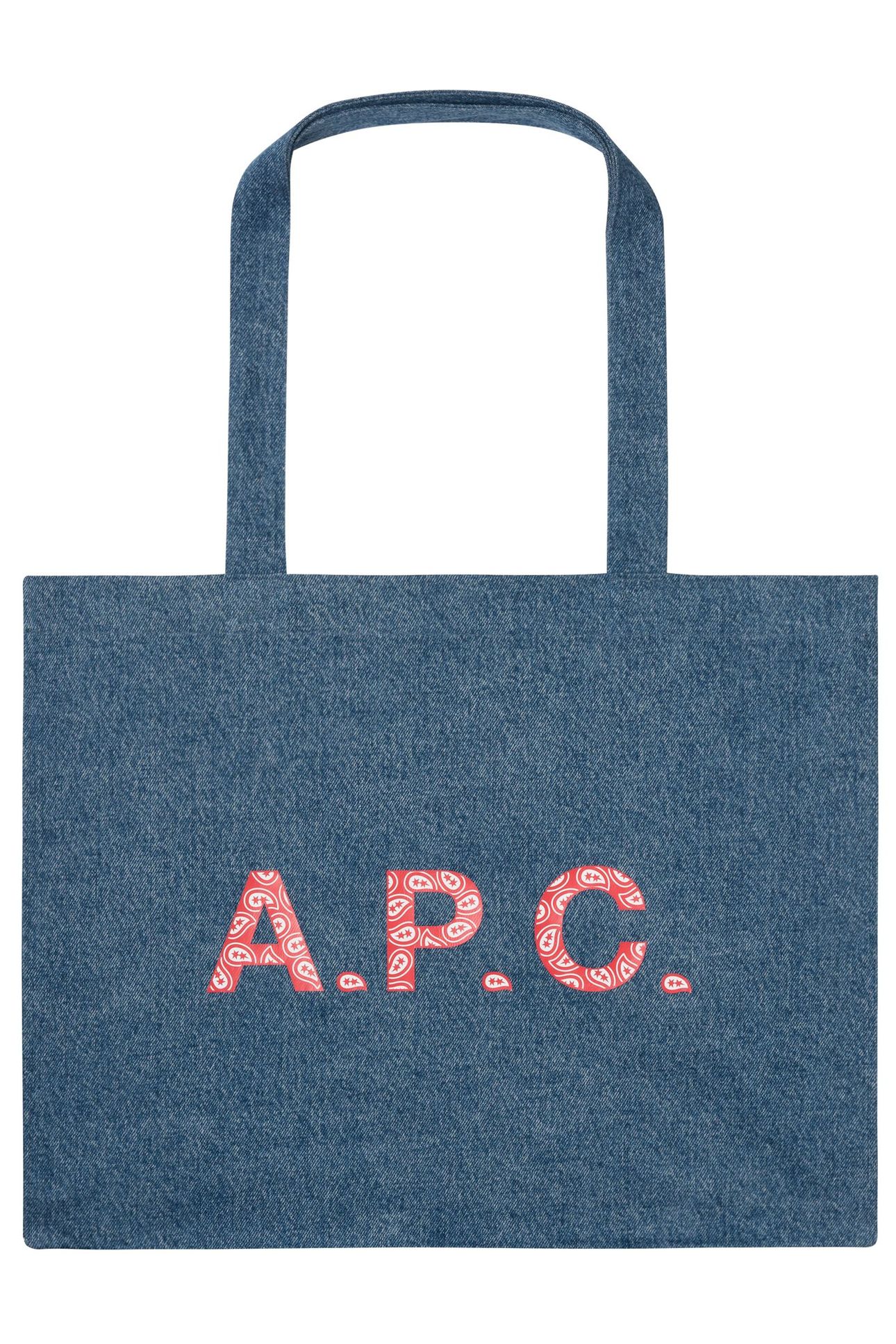 UNISEX SHOPPING BAG DIANE WASHED INDIGO 1