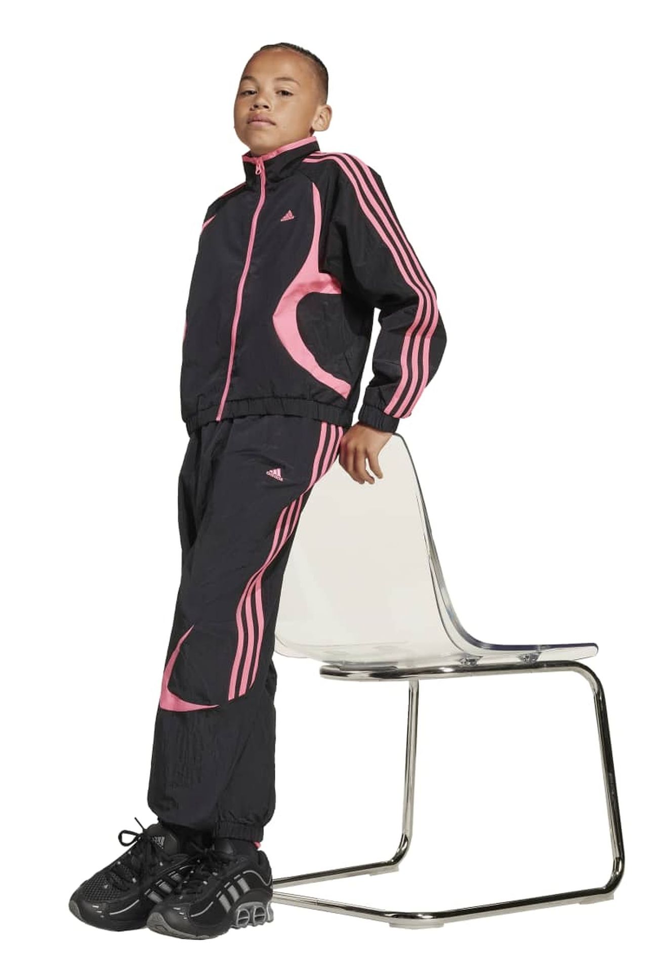 JUNIOR TEAMGEIST TRACK PANTS BLACK 1