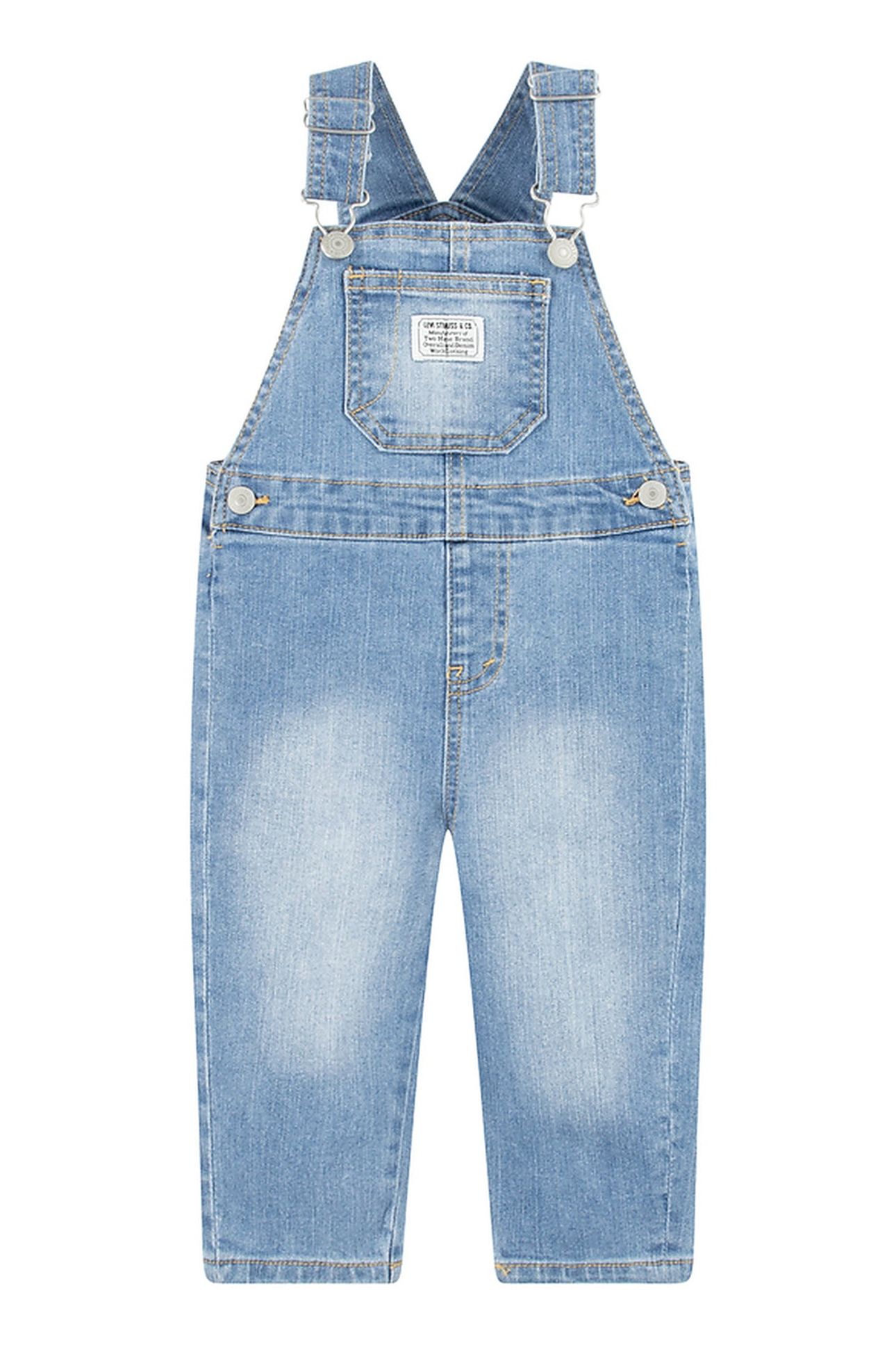 UNISEX DENIM SHORTALL BASIL SKY 1