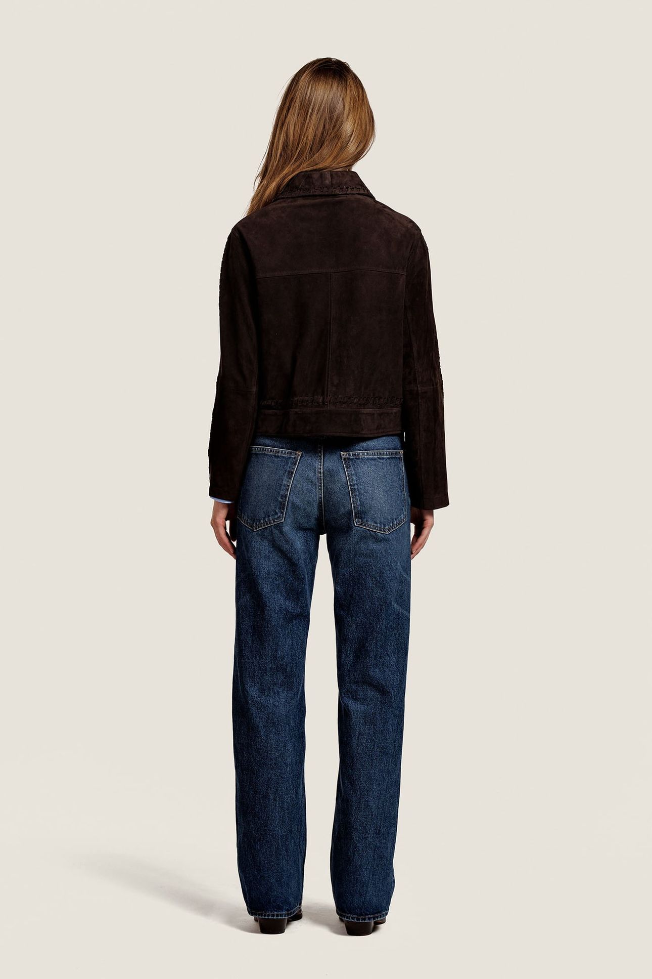 NOÈLLE SUEDE JACKET COFFEE 3