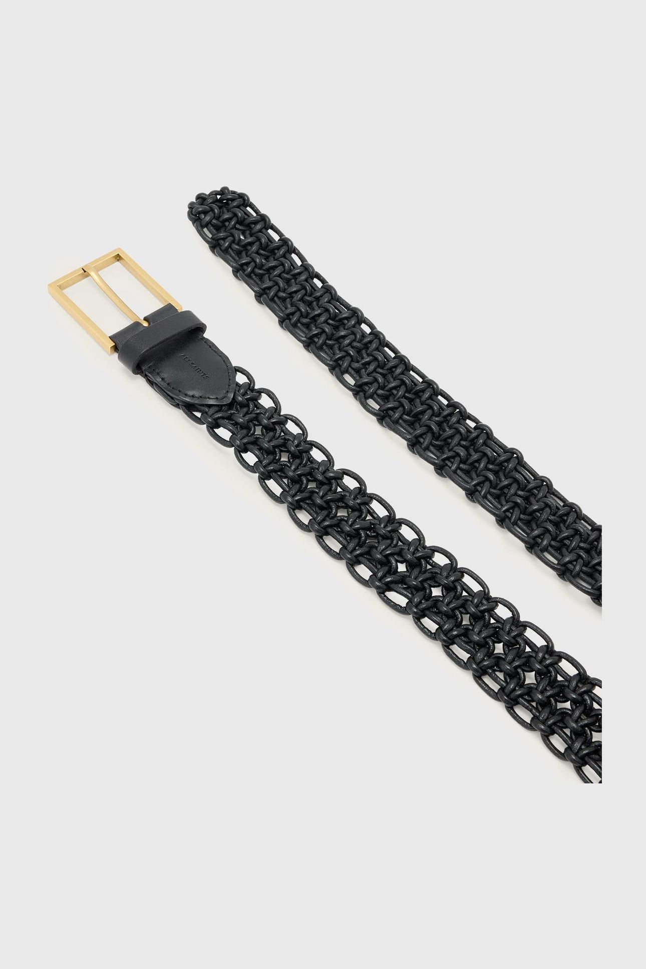 ILA WOVEN BELT BLACK 4