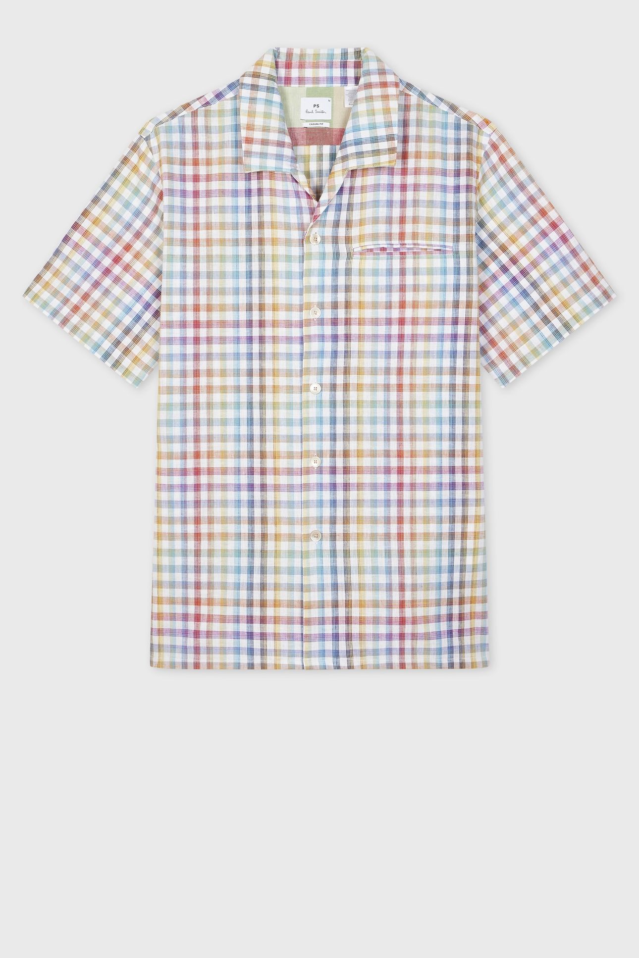 MENS SS CASUAL FIT SHIRT OFF WHITE 3