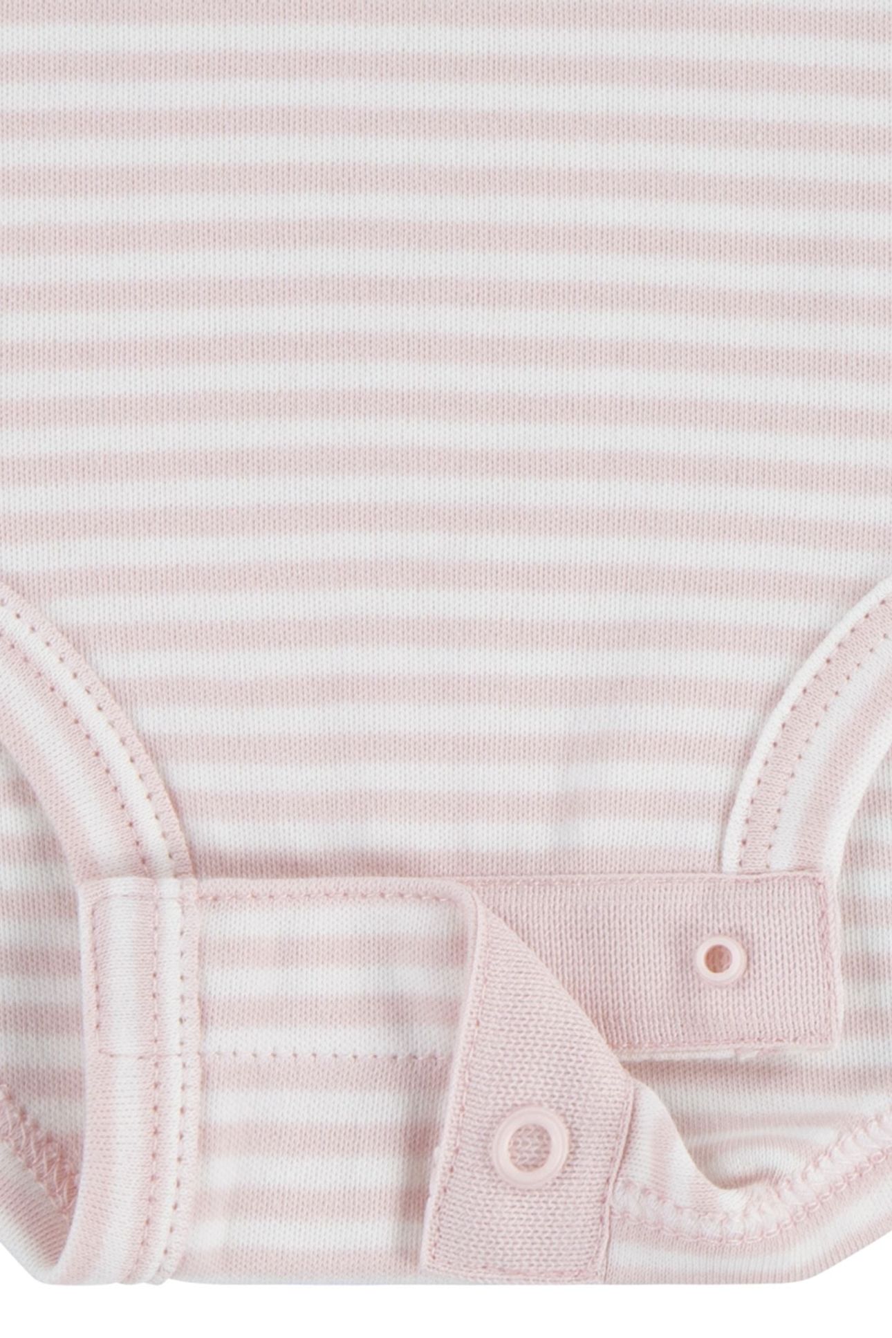 GIRLS 3PK BOW BODYSUIT SET RAPTURE ROSE 3