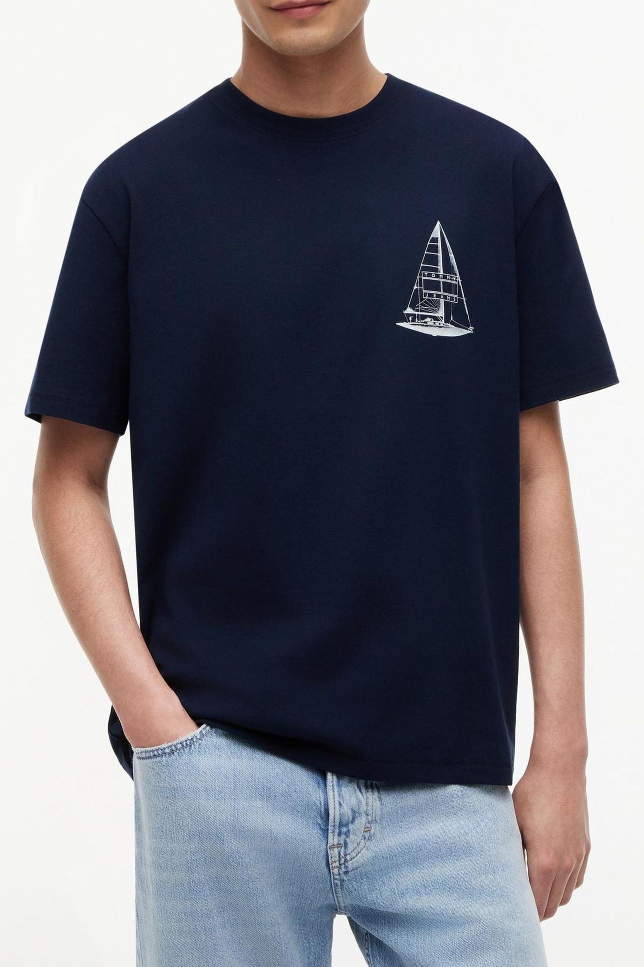 TJM RELAXED SAILBOAT SS DARK NIGHT NAVY 1