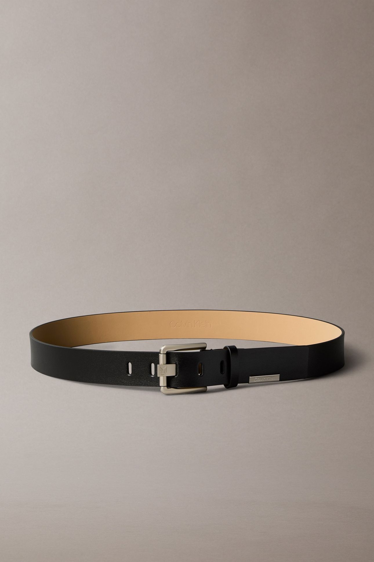 CK PRONG BUCKLE 35MM BELT BLACK 3
