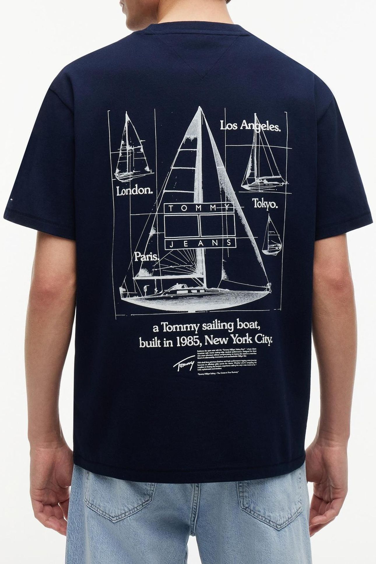 TJM RELAXED SAILBOAT SS DARK NIGHT NAVY 2