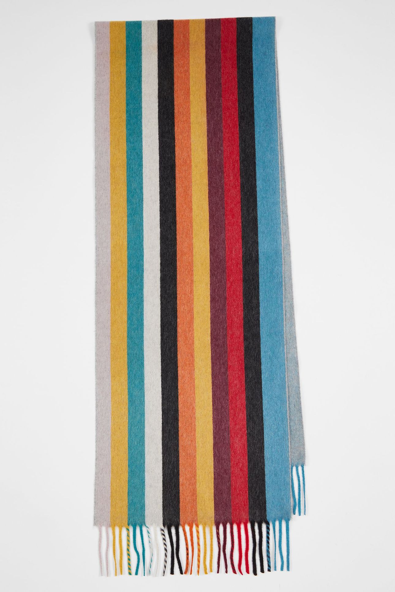 MEN SCARF SIGNATURE STRP MULTI COLOURED 2