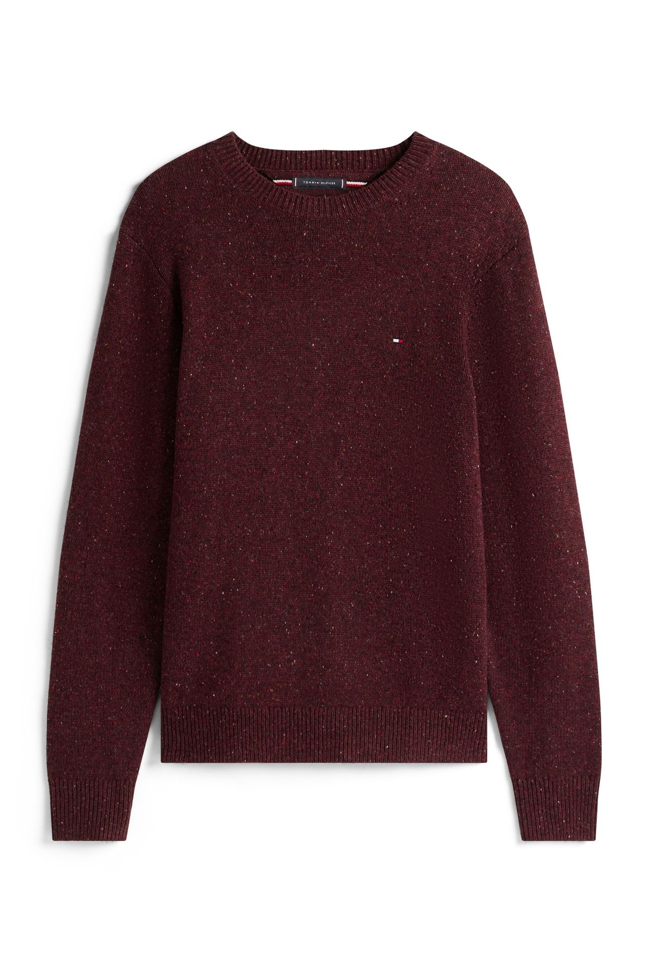 LAMBSWOOL BLEND DONE DEEP BURGUNDY HEATHER 4