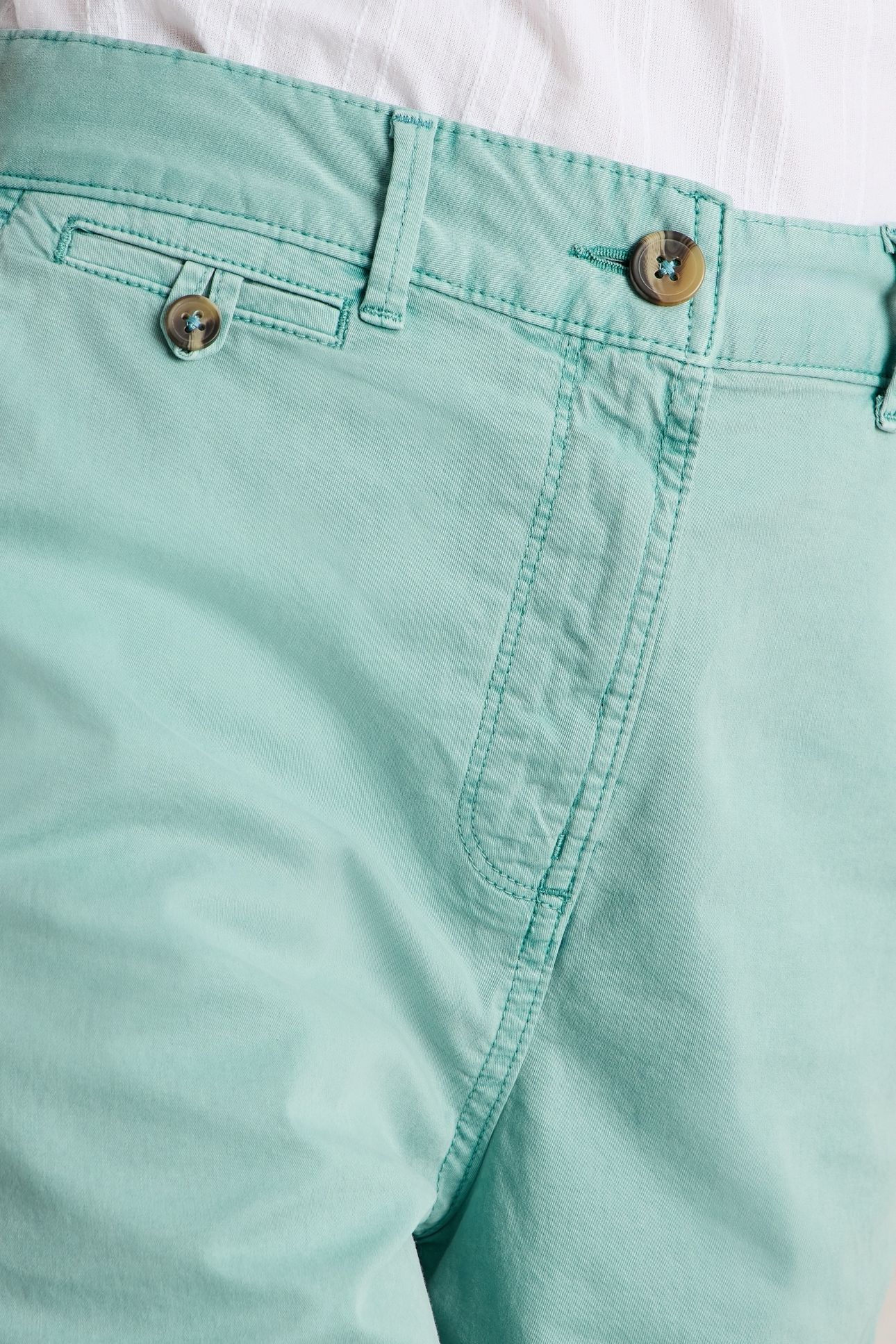 HAYLEY ORGANIC CHINO SHORT MID TEAL 5