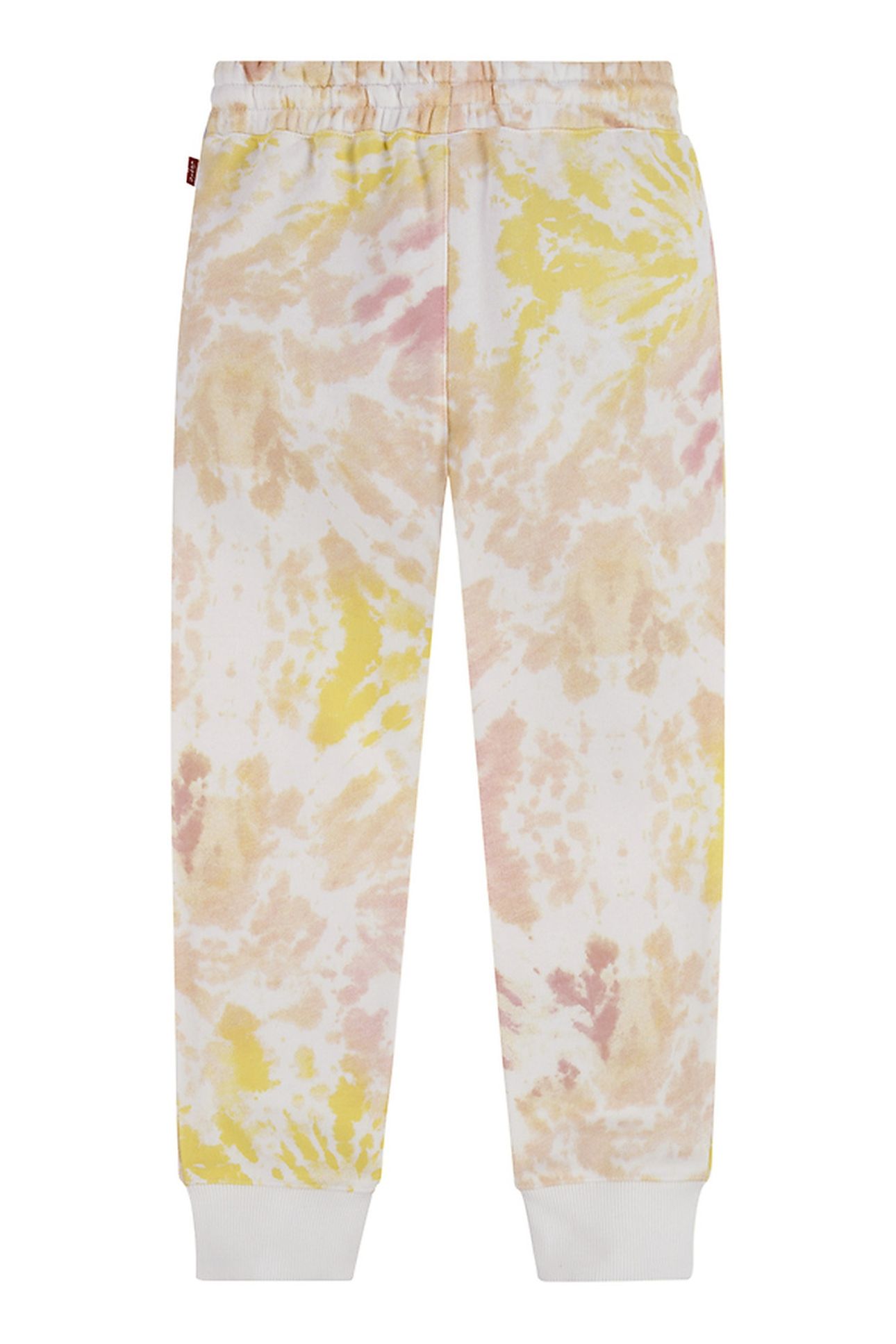 GIRLS TIE DYE KNIT JOGGER WHITE ALYSSUM 2