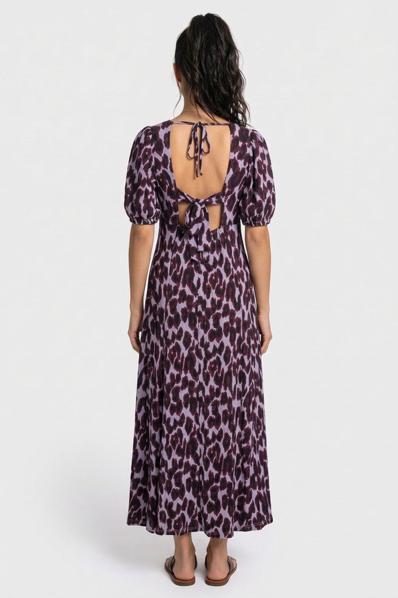LOLITA DRESS PURPLE PRINT 2