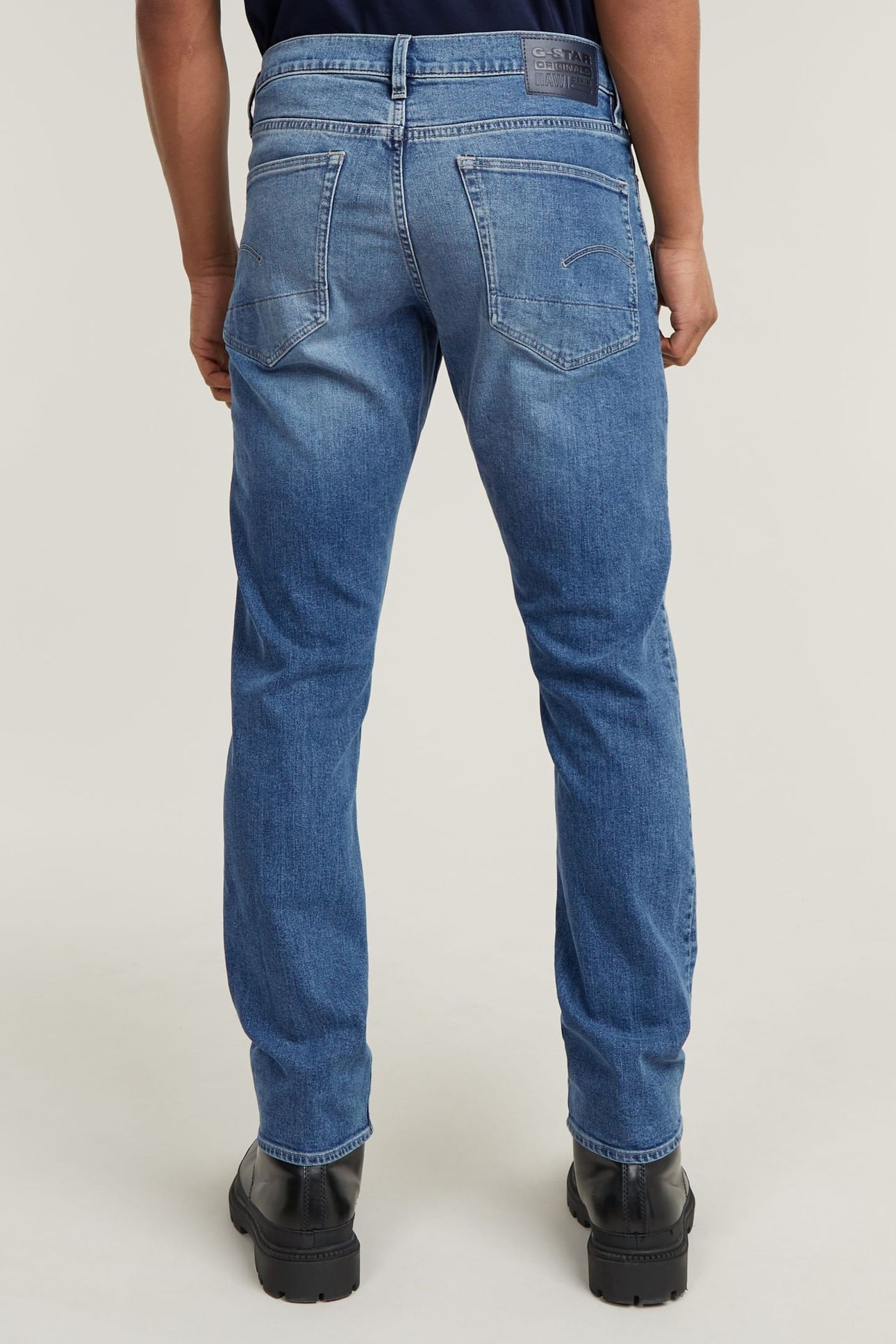 3301 REGULAR TAPERED MEDIUM BLUE 2
