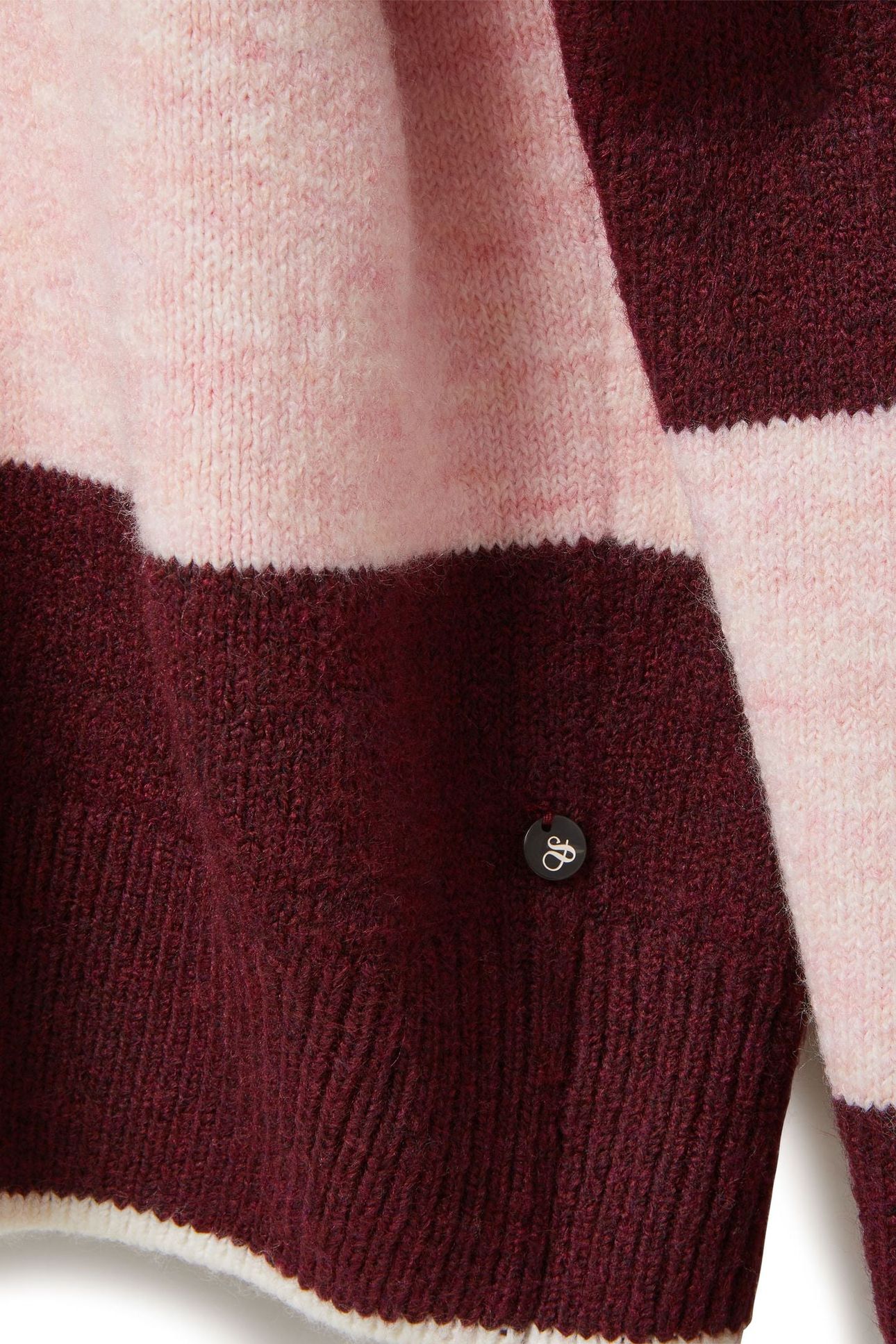PULLOVER SWEATER FIG/ ROSE DUST HEATHER 10