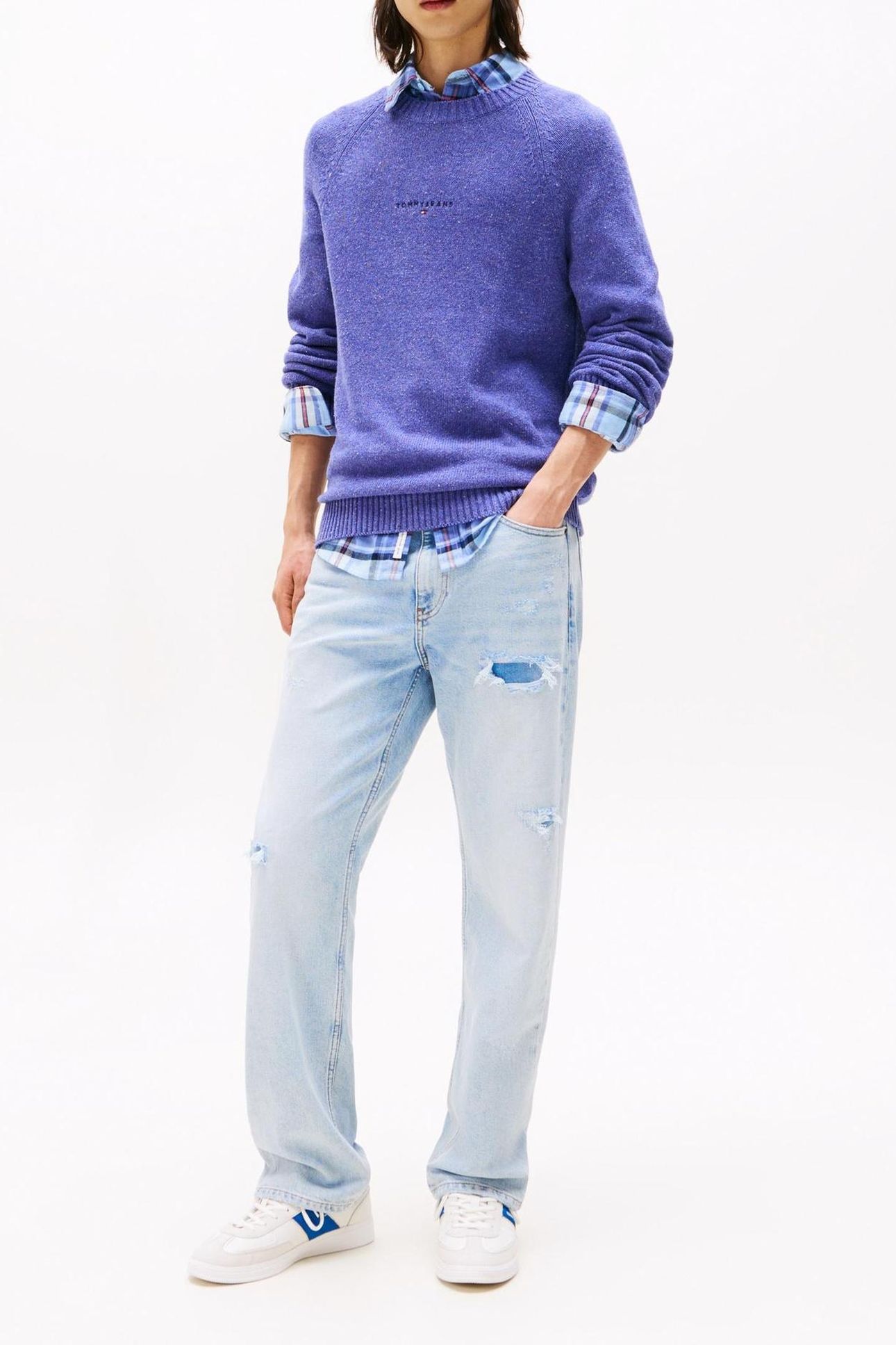 TJM SLIM LINEAR RAGLAN SOFT SAPPHIRE 3
