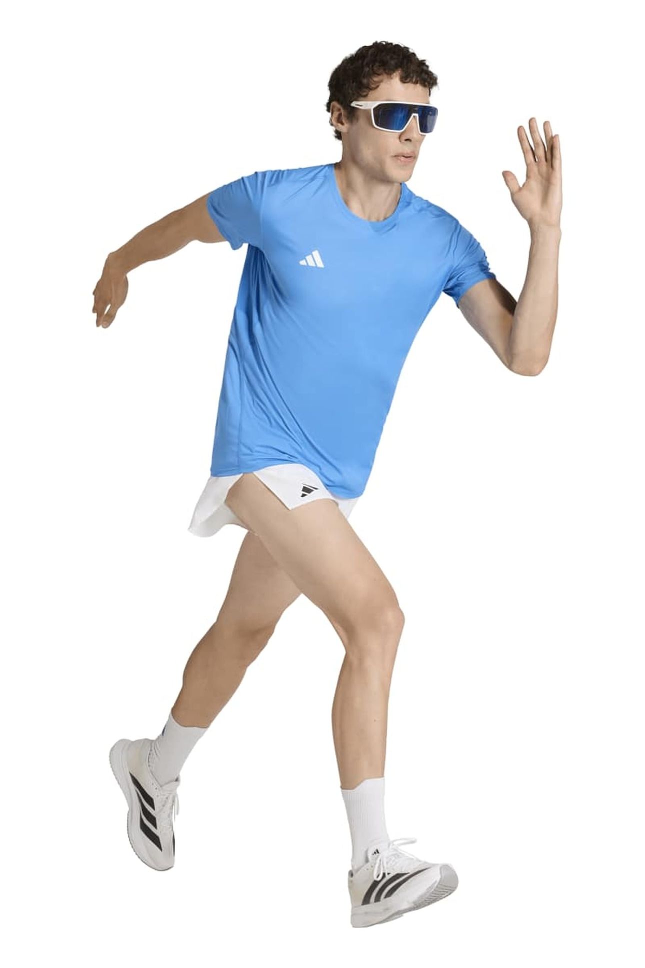 UNISEX ADIZERO TEE RAY BLUE 6
