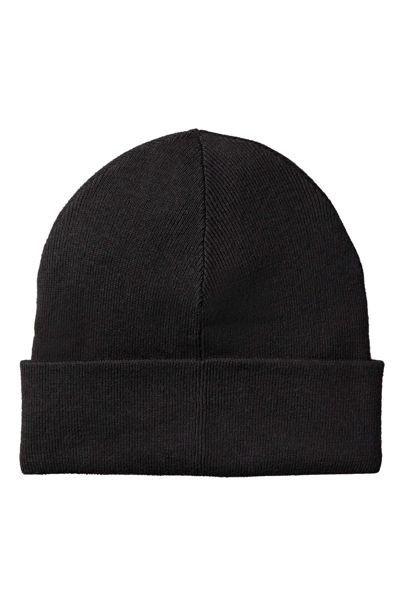 CK FINE RIB BEANIE BLACK 2