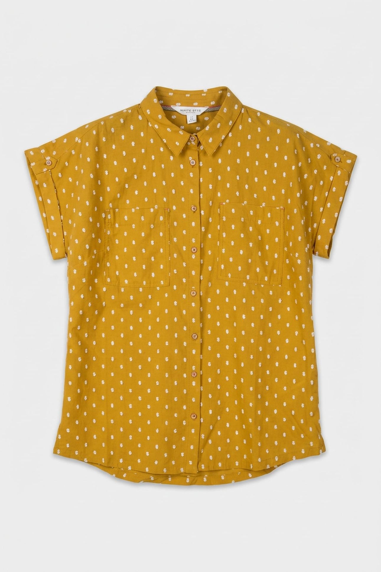 ELLIE ORGANIC COTTON SHIRT MID CHARTREUSE 3