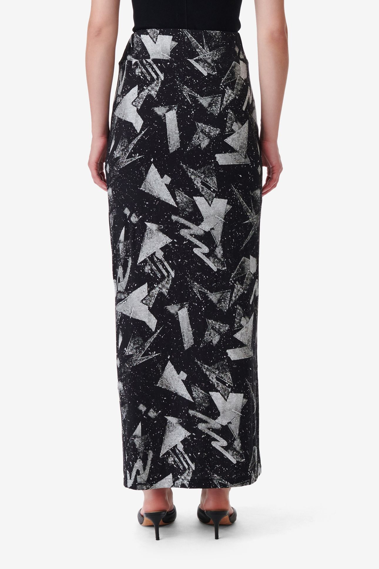 YUKI SKIRT BLACK/SILVER 4
