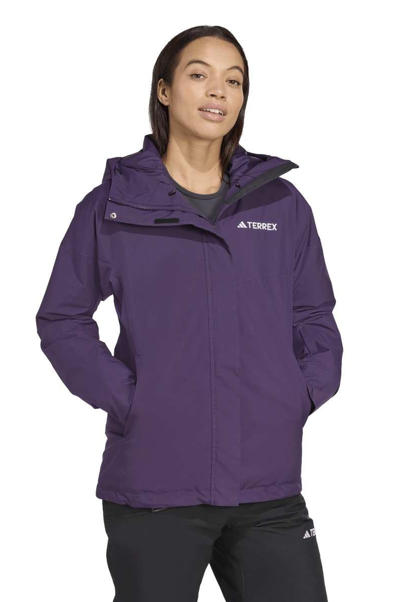 W MT 2L INS JACKET AURORA PLUM 2