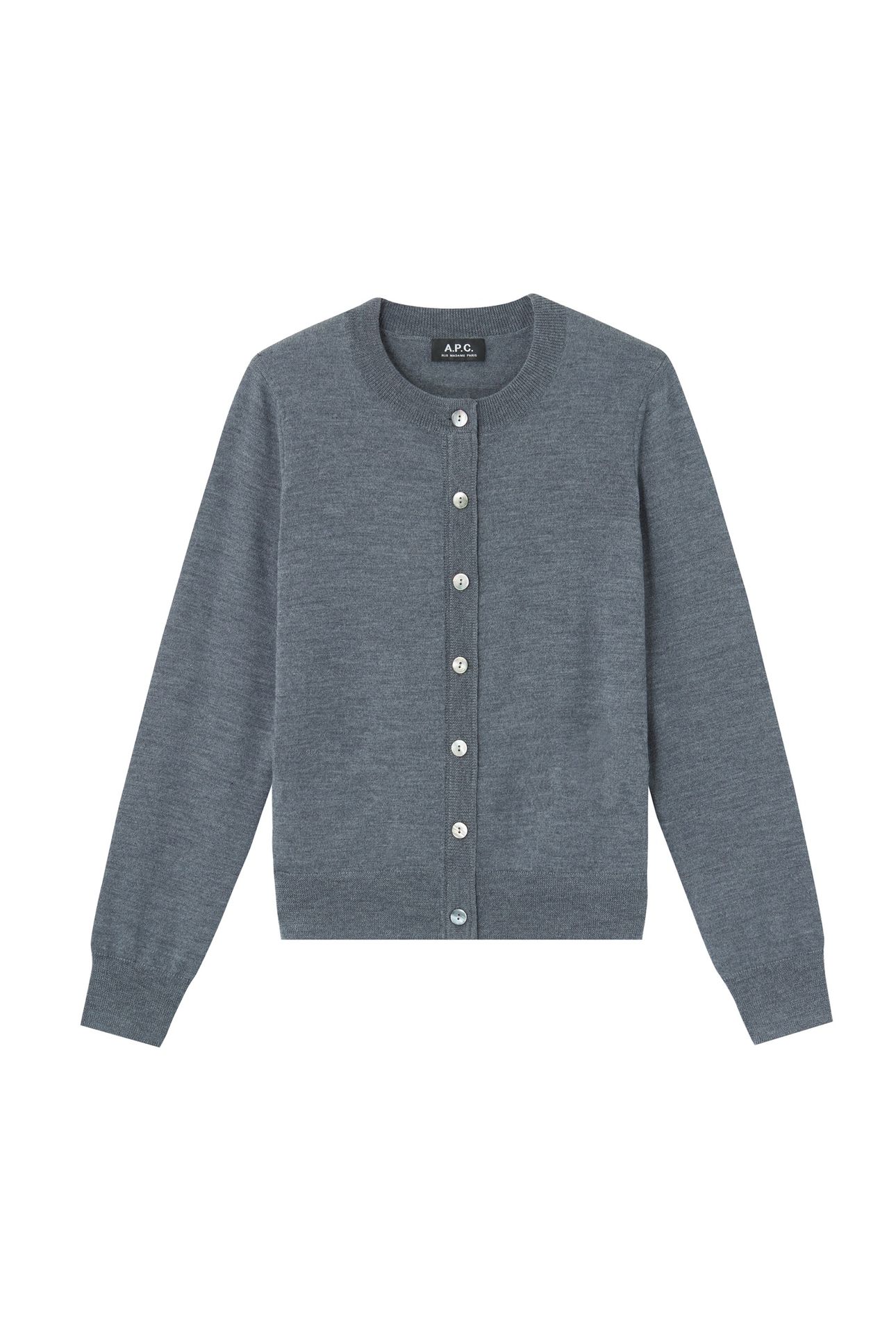 CARDIGAN MARINE HEATHERED CHARCOAL 2