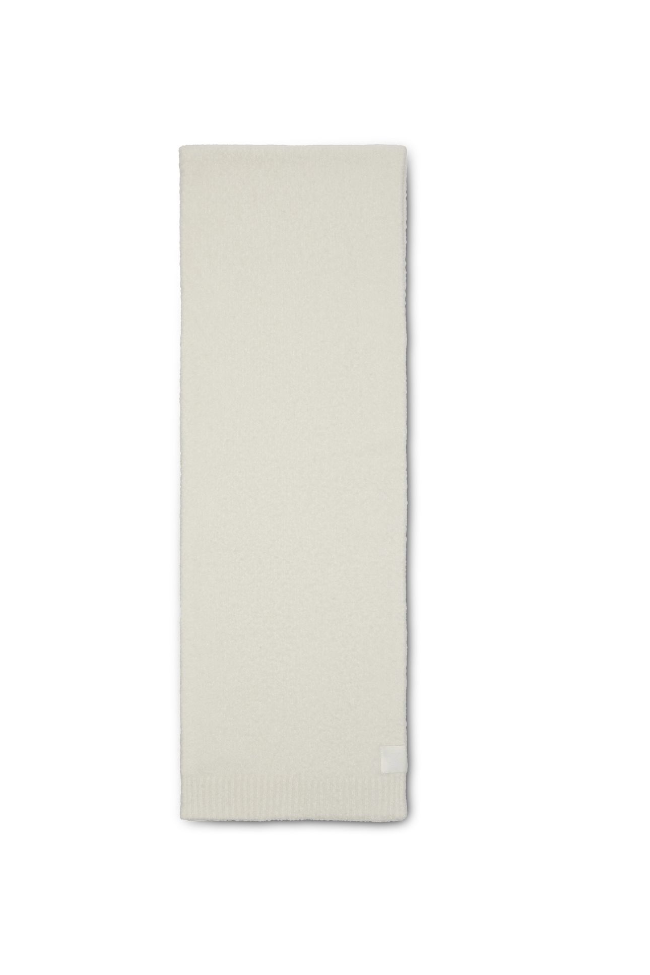 CK PATCH BOUCLE SCARF LILY WHITE 1