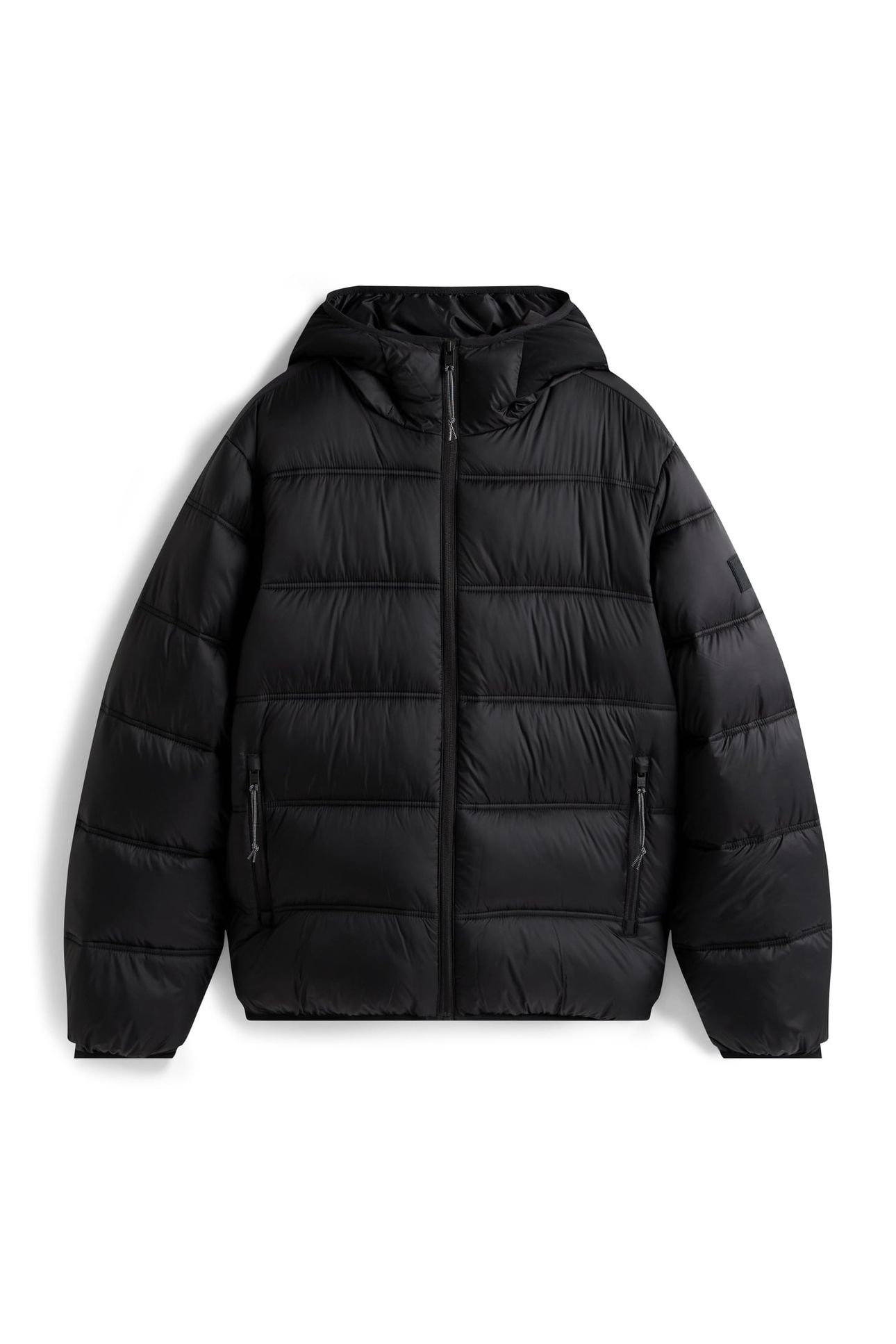 TJM HOODED LOGO JACKET BLACK 4