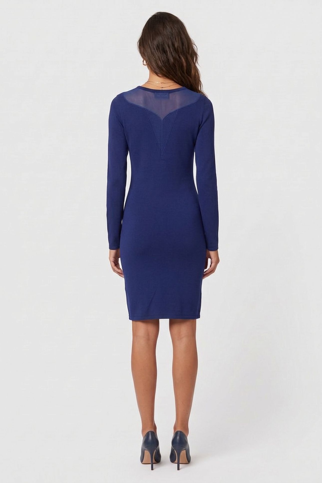 KNIT DRESS BLUE 2
