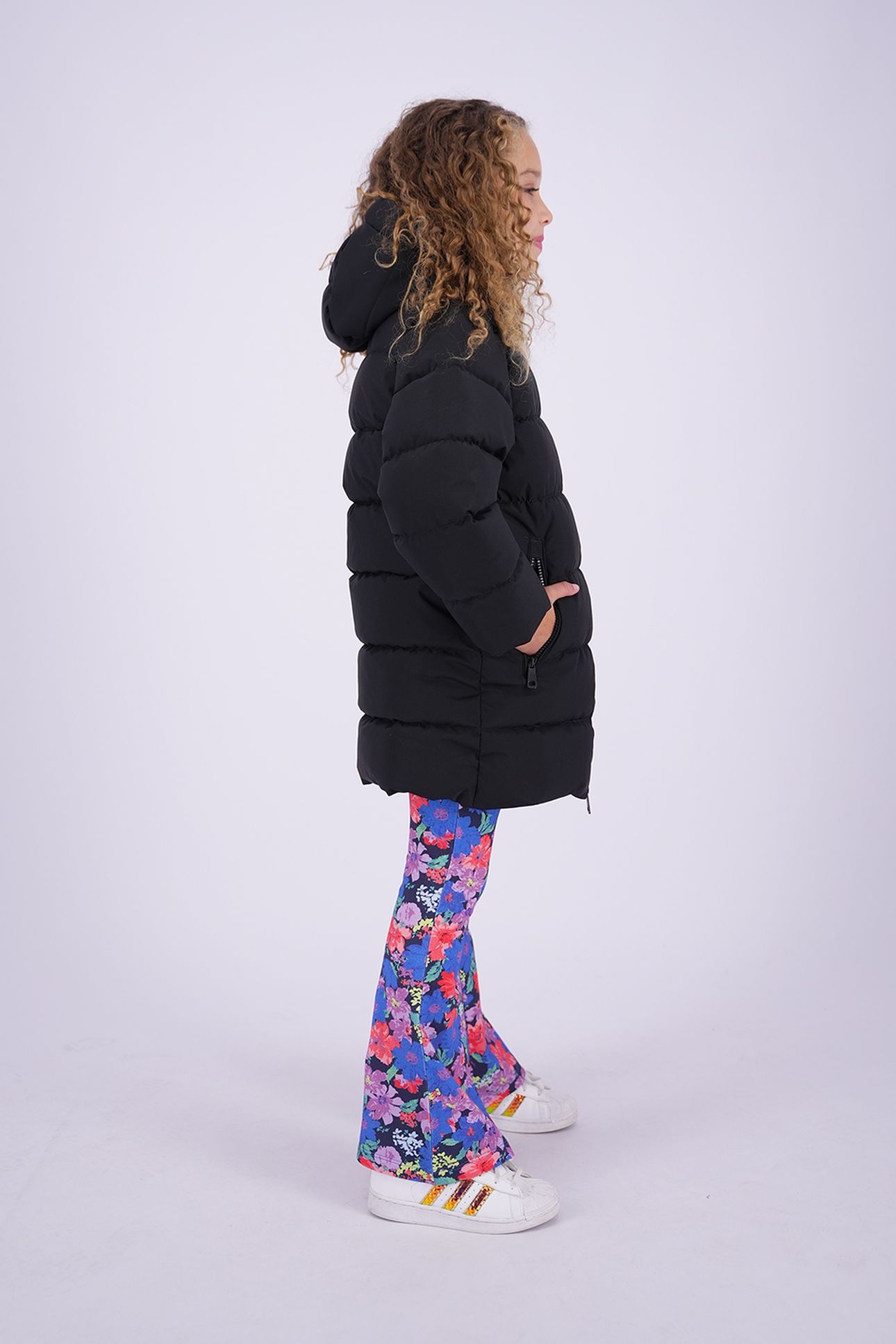 GIRLS TUNIA JACKET OUTDOOR DEEP BLACK 5