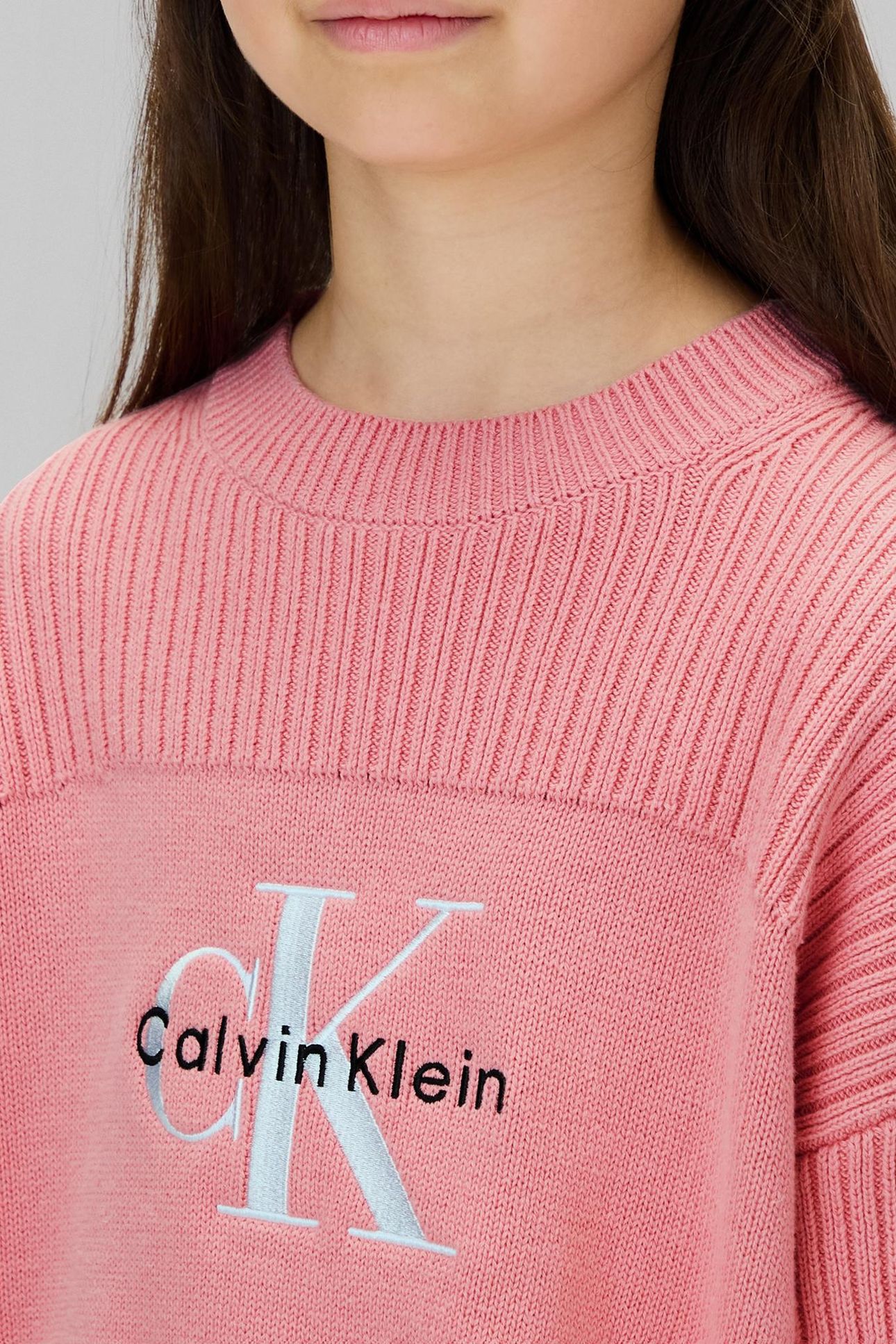 GIRLS MONOLOGO CN SWEATER BRANDIED APRICOT 6