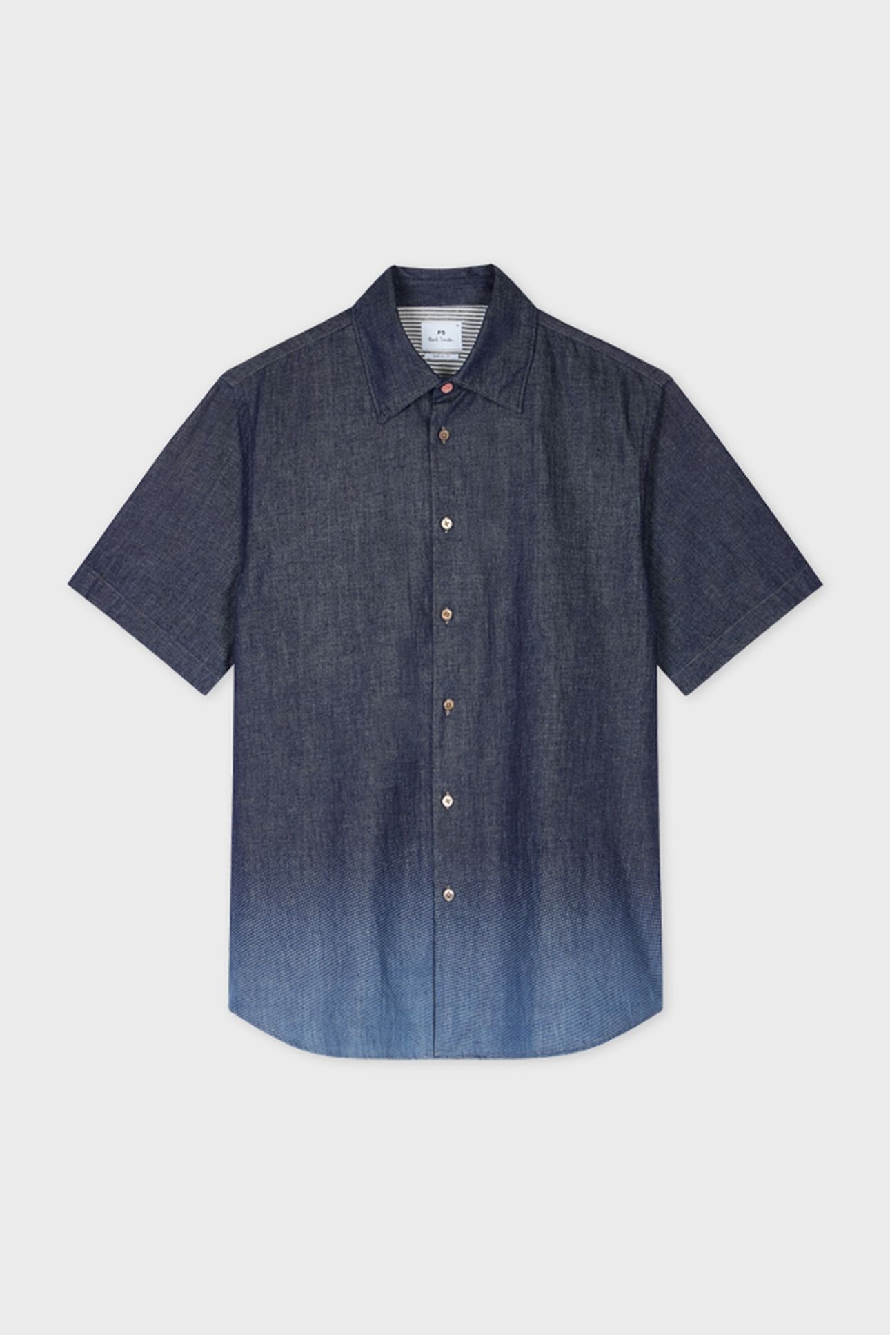 MENS SS CASUAL FIT SHIRT BLEACH EFFECT 5