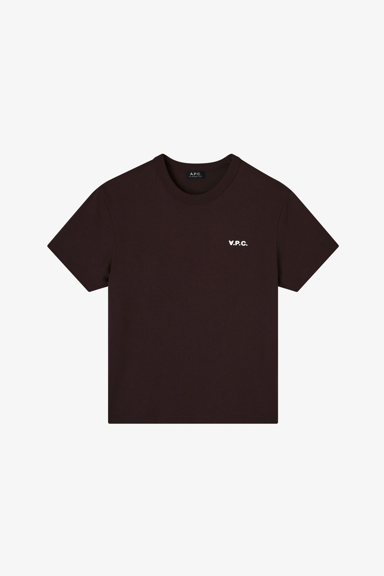 UNISEX T-SHIRT BOXY SMALL BROWN/ECRU 2