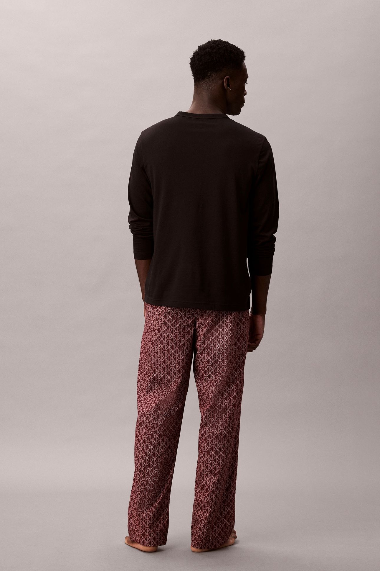 LS TEE PANT SET BLACK TOP 2