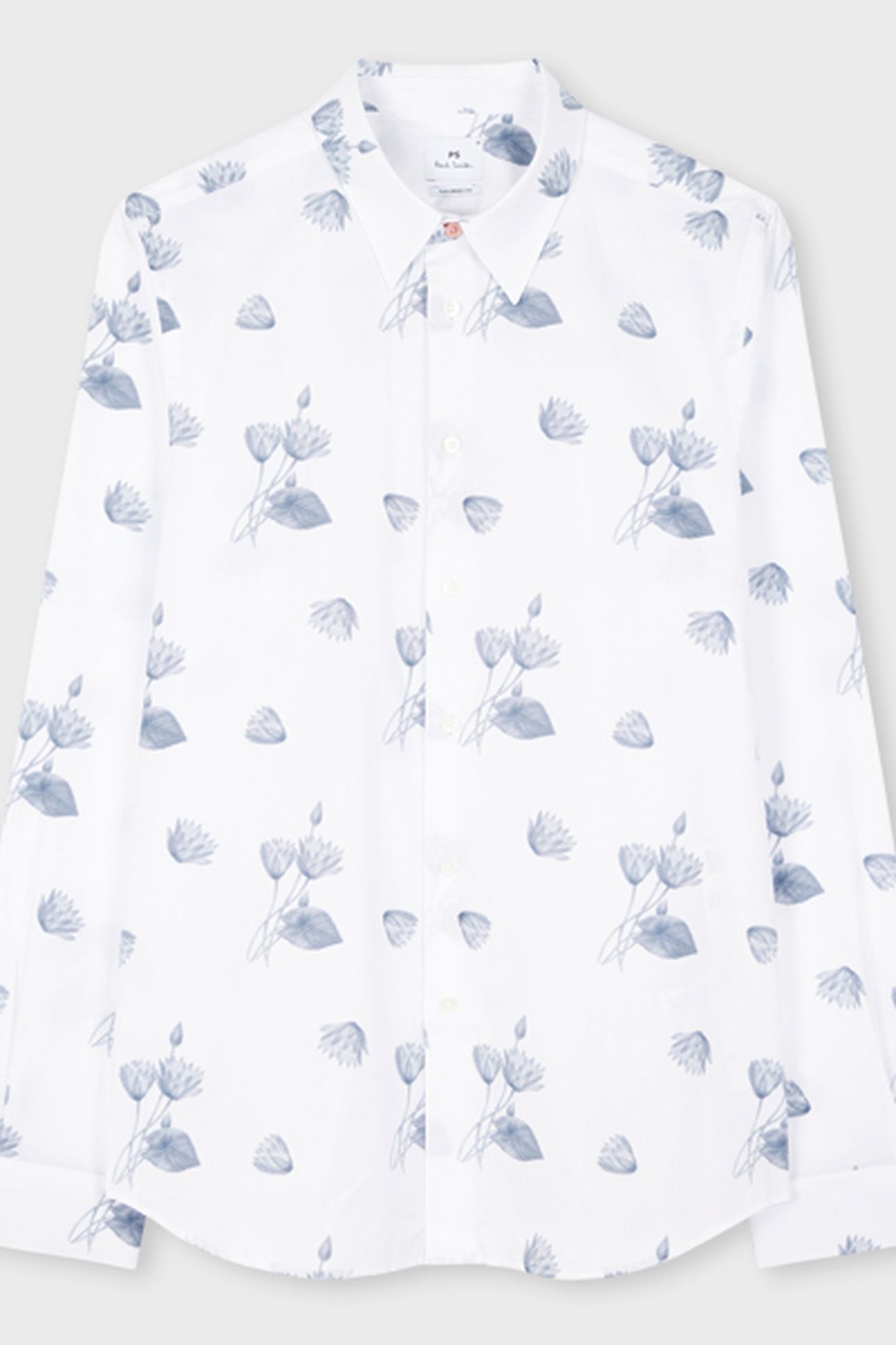 MENS LS TAILORED FIT SHIRT WHITE 5