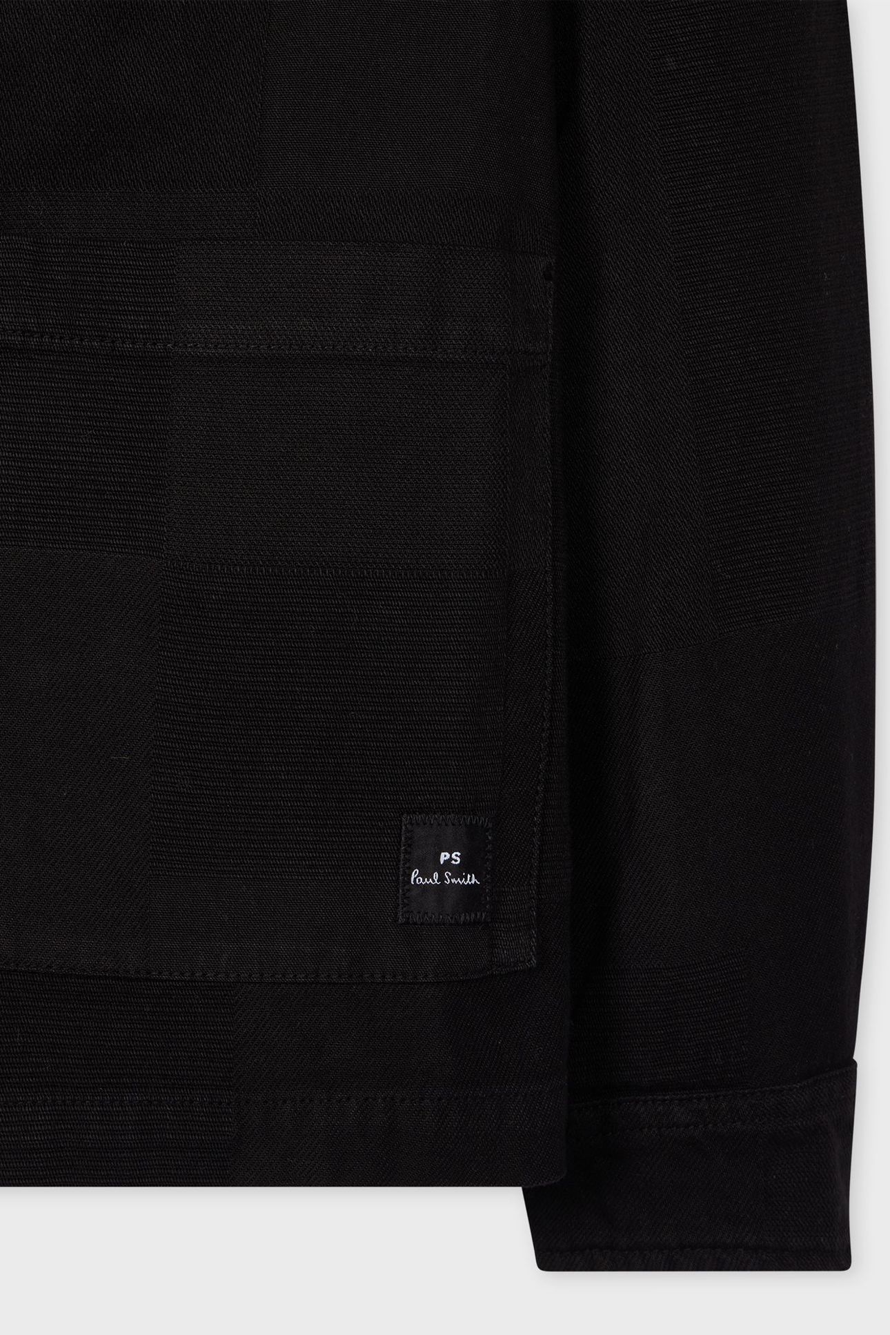 MENS CASUAL FIT SHIRT JACKET BLACK 3