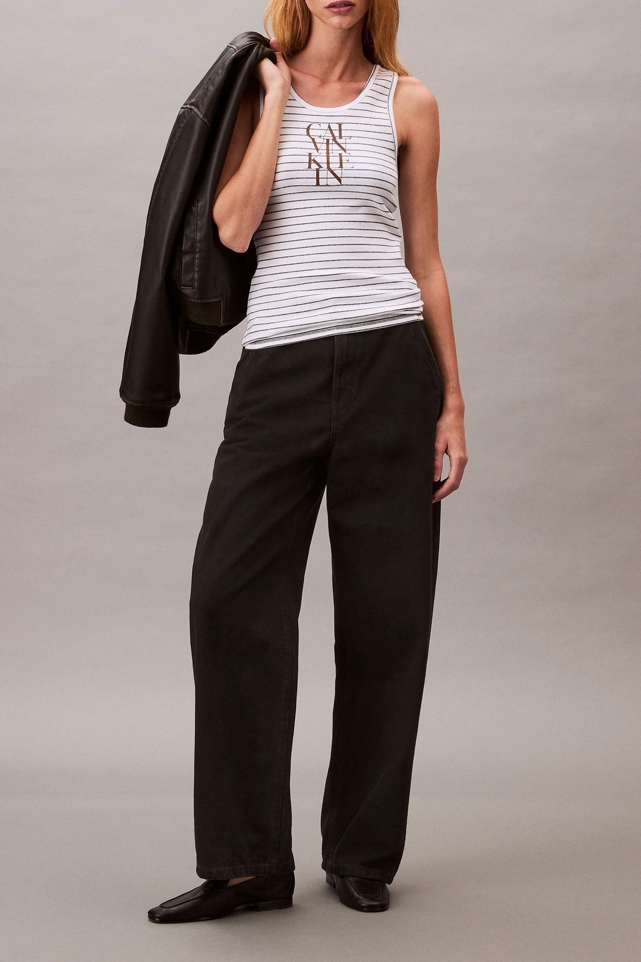CROPPED BOXY CHAIN TEE BRILLIANT WHITE 4
