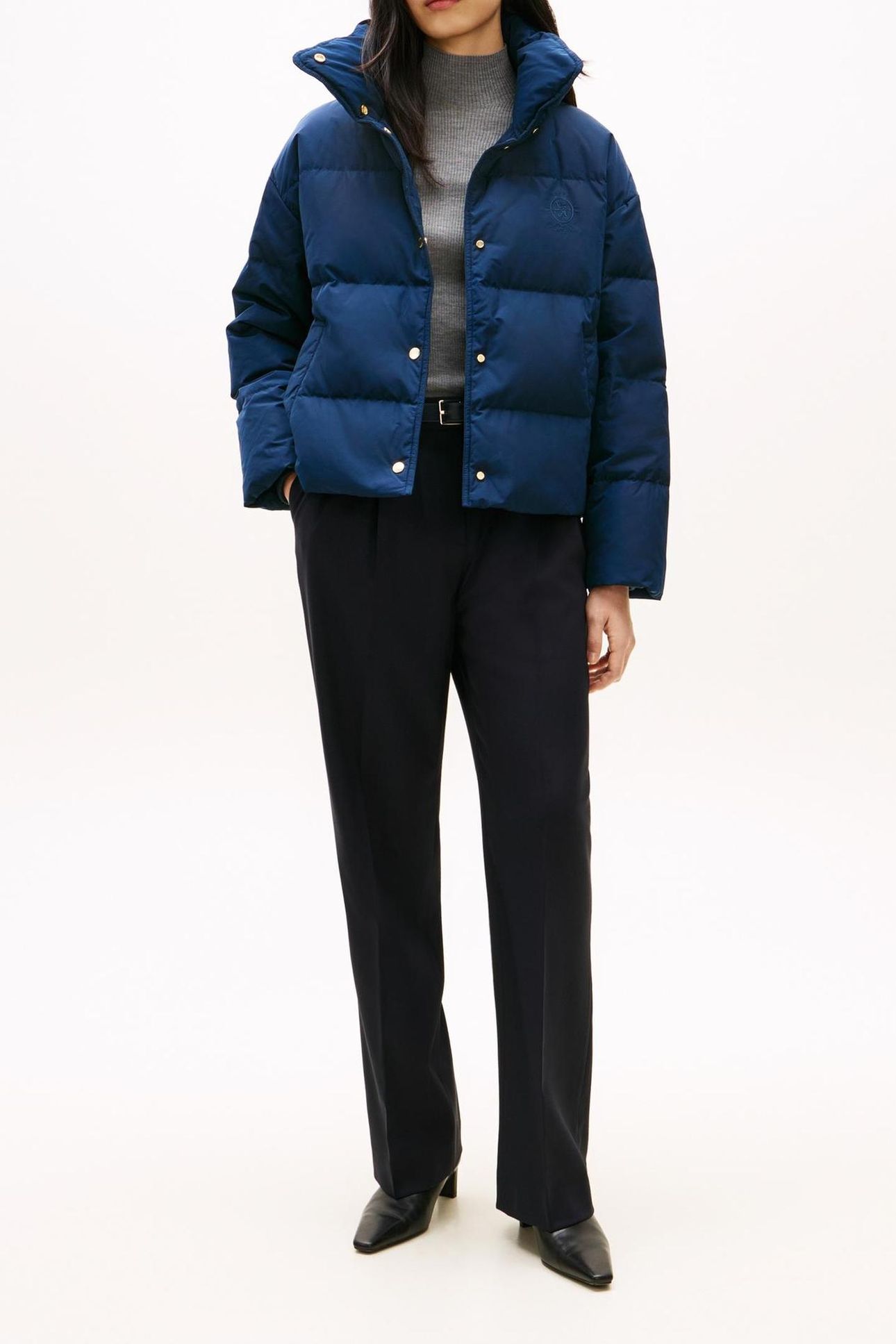 CREST MW DOWN REG JACKET DARK NIGHT NAVY 1