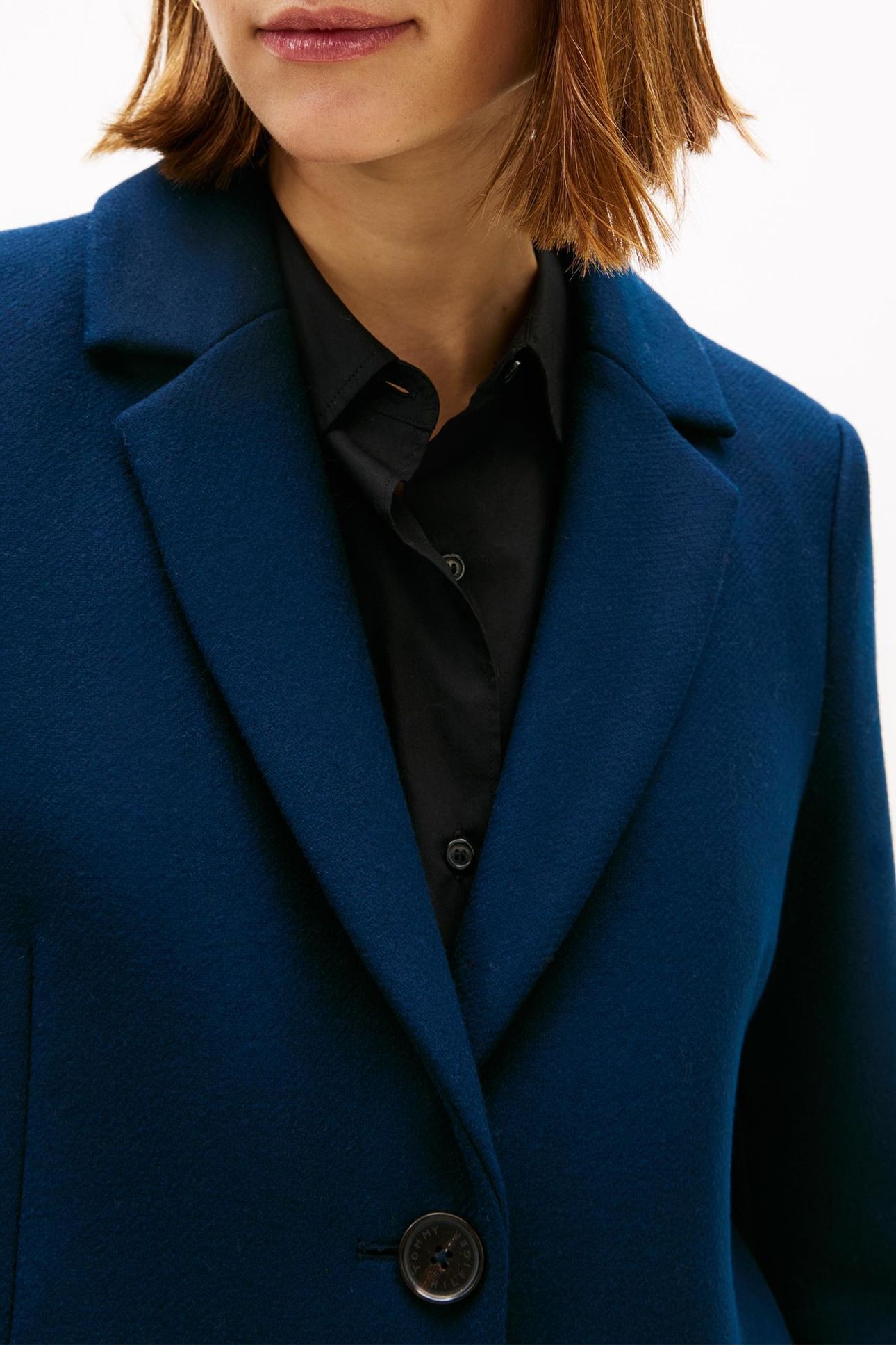 CLASSIC SB WOOL REG COAT DARK NIGHT NAVY 5