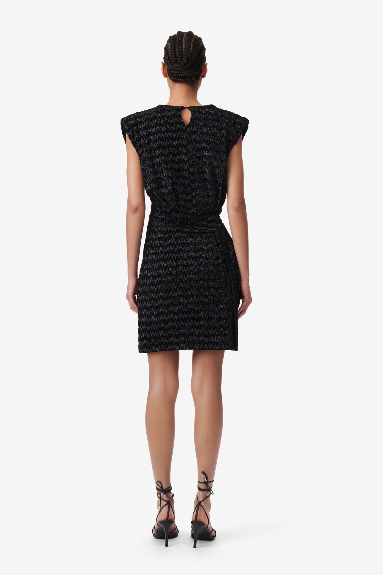 LUKANI DRESS BLACK LUREX 2
