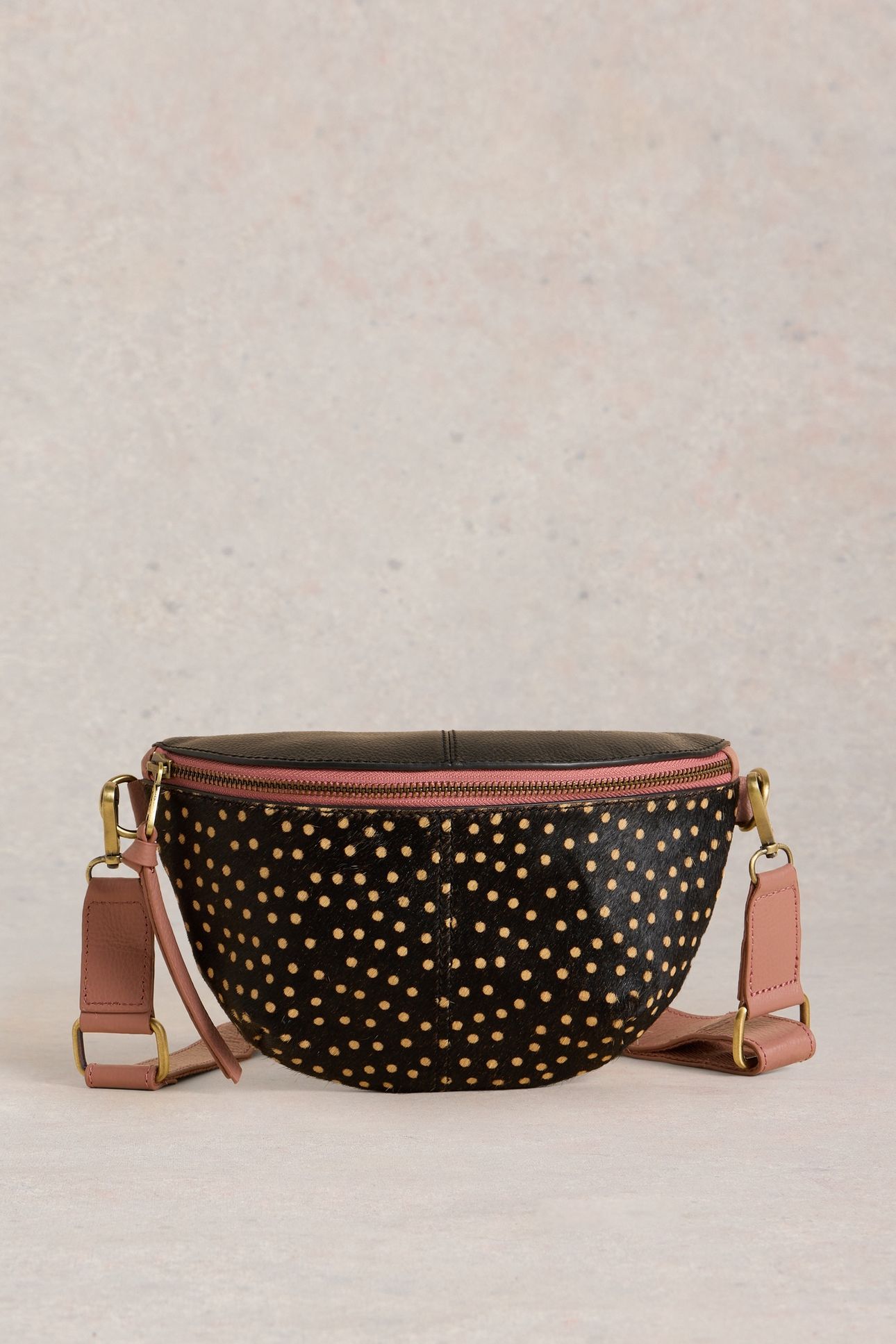 MINI SEBBY LEATHER SLING BAG BLACK MULTI 1